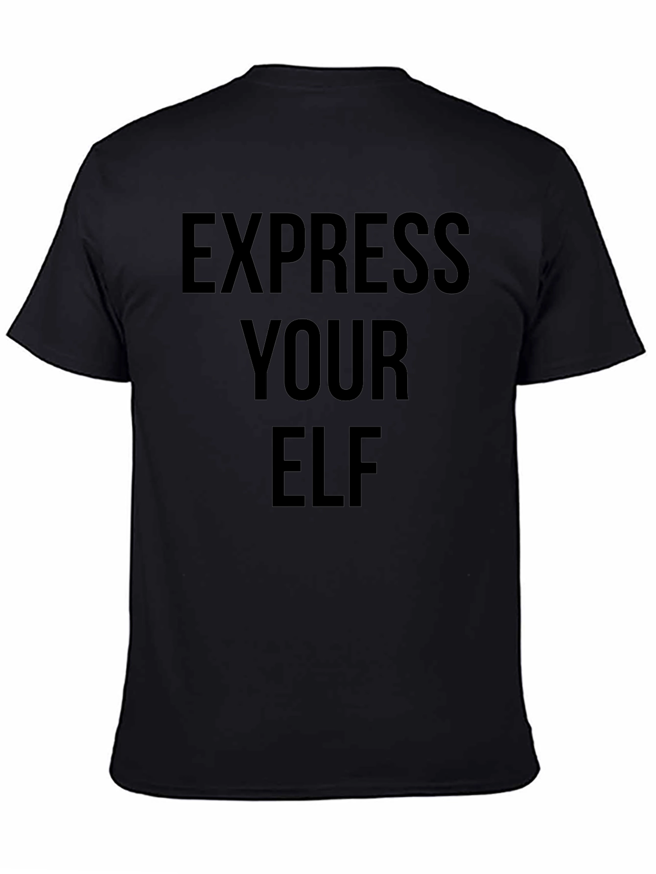 Express Your Elf Novelty Graphic Tee