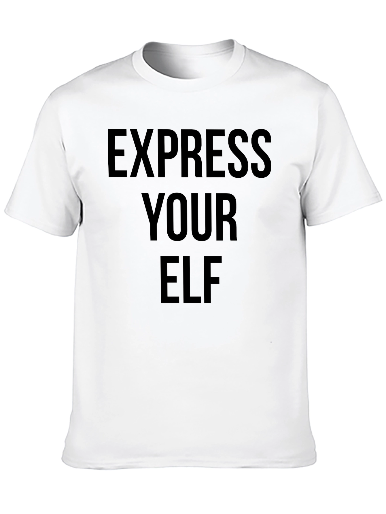 Express Your Elf Novelty Graphic Tee