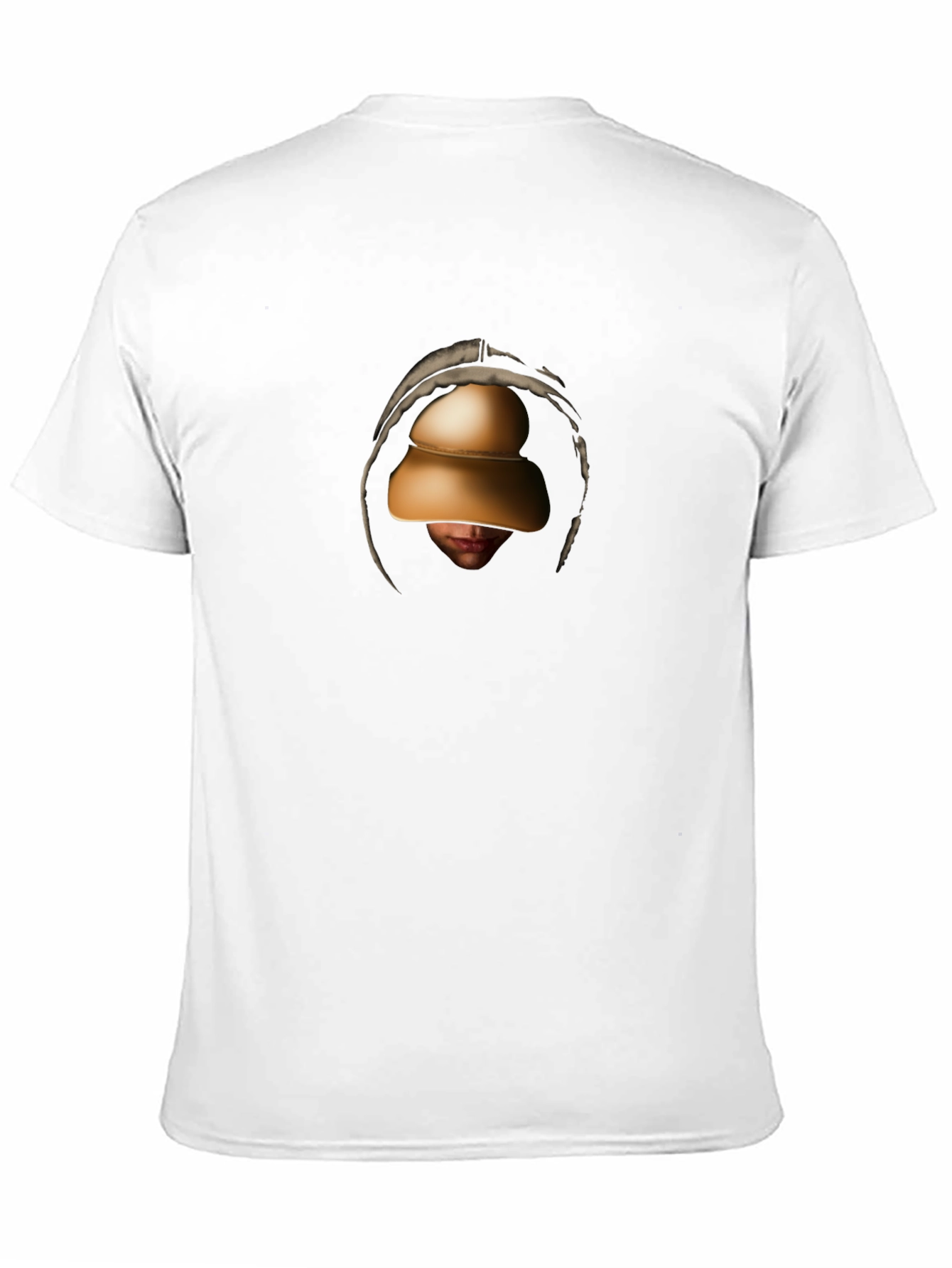 Unique Graphic Print Black T-Shirt