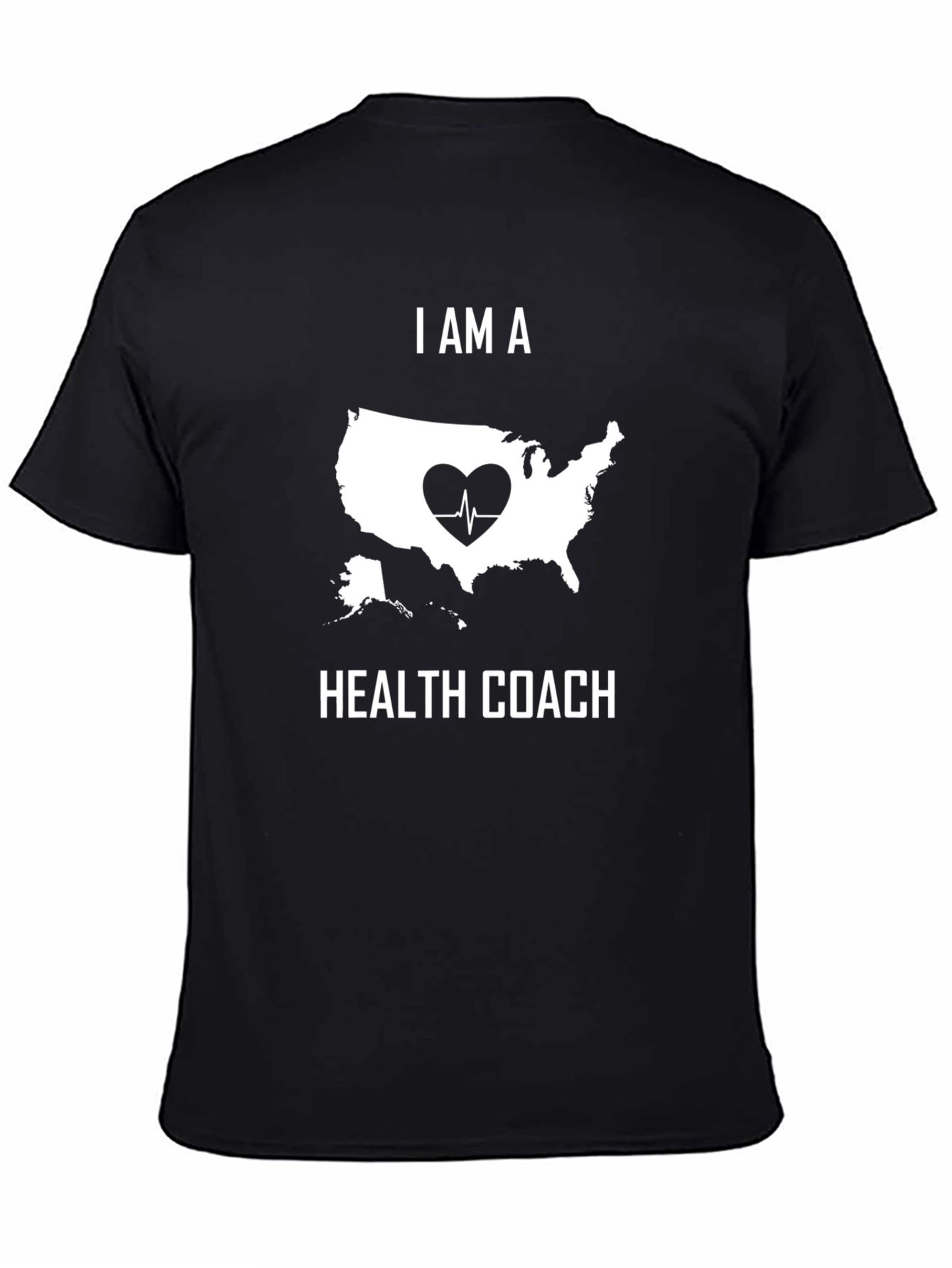 I Am A Health Coach USA Map T-Shirt