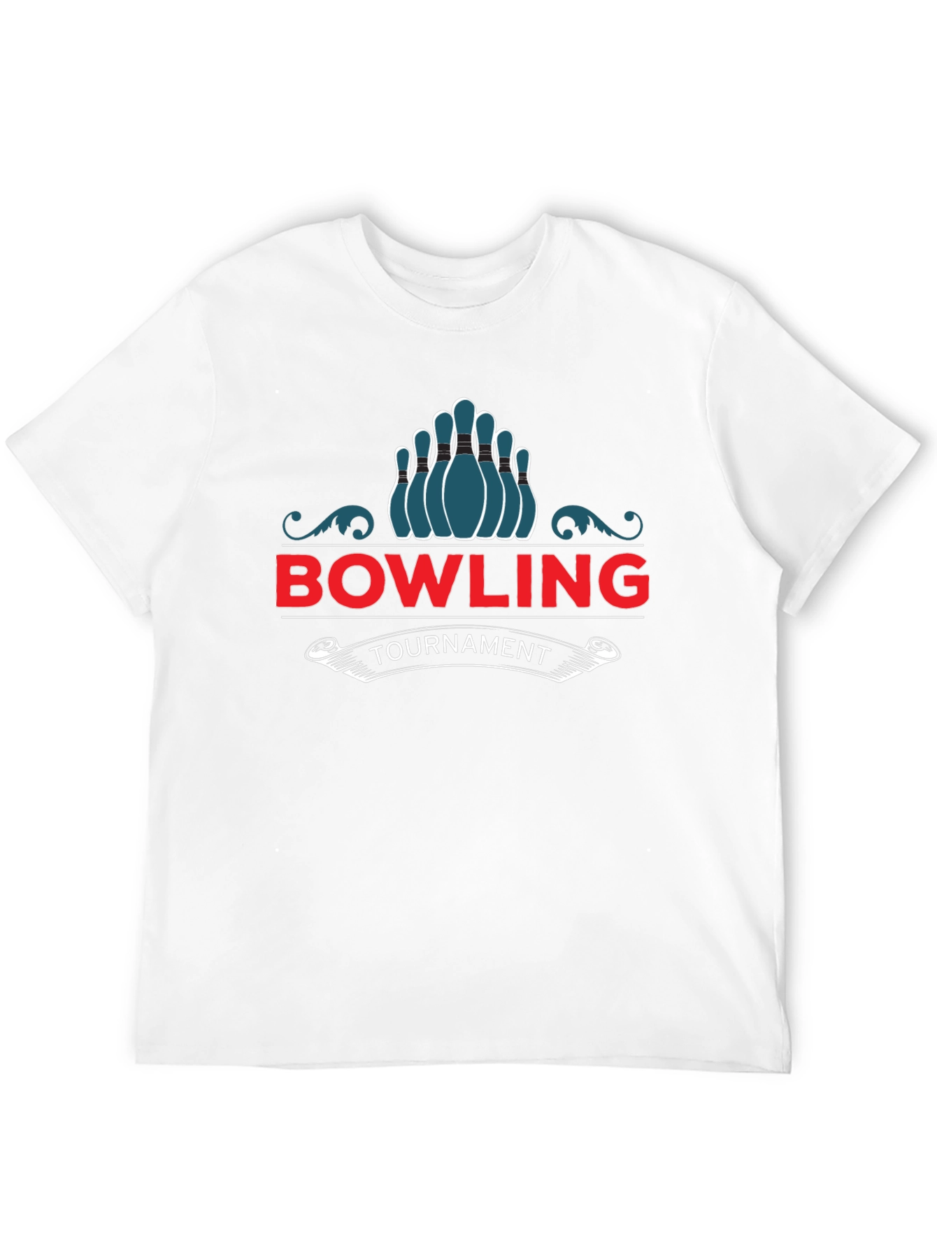 Bowling Tournament Graphic T-Shirt