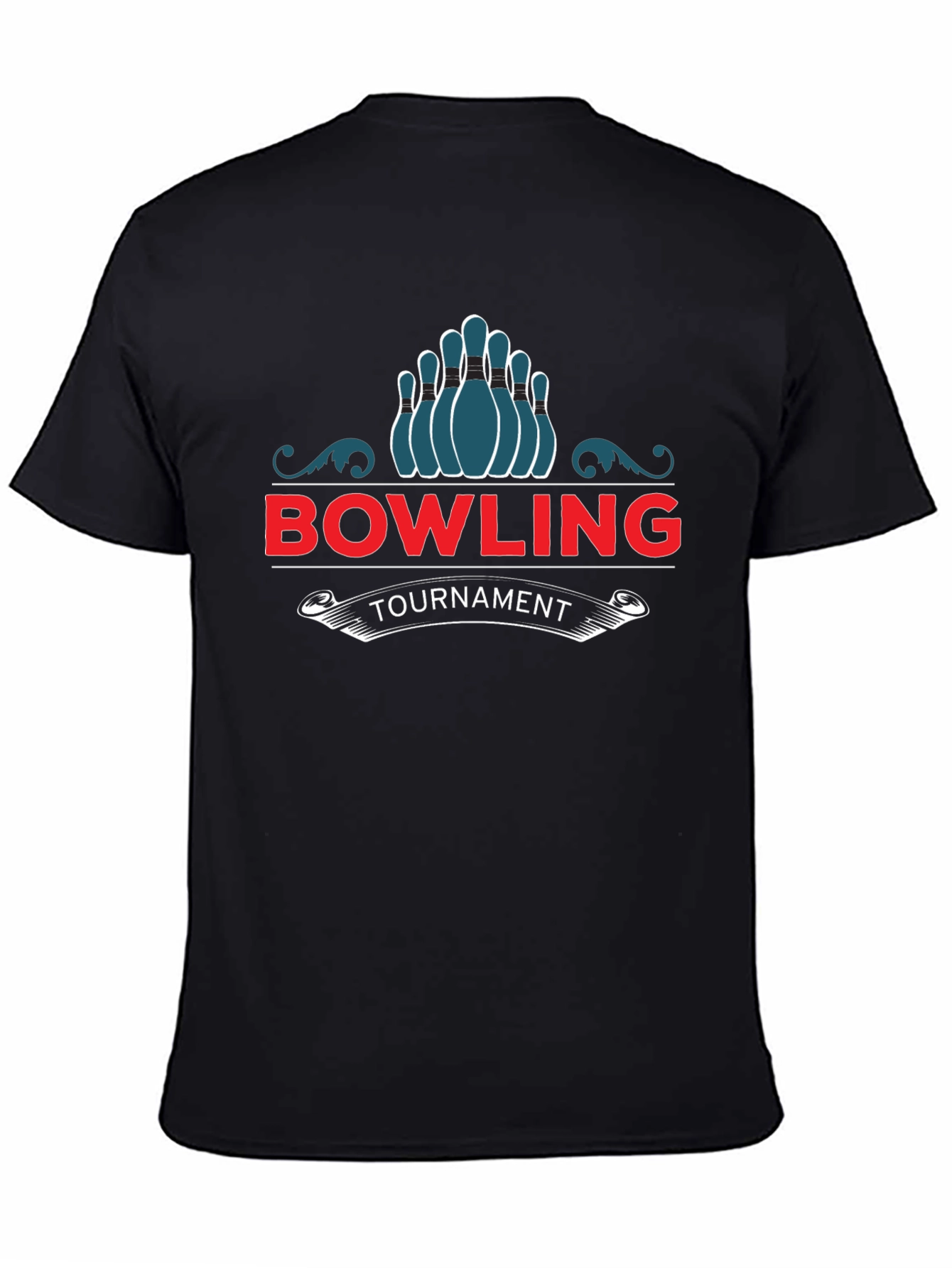Bowling Tournament Graphic T-Shirt