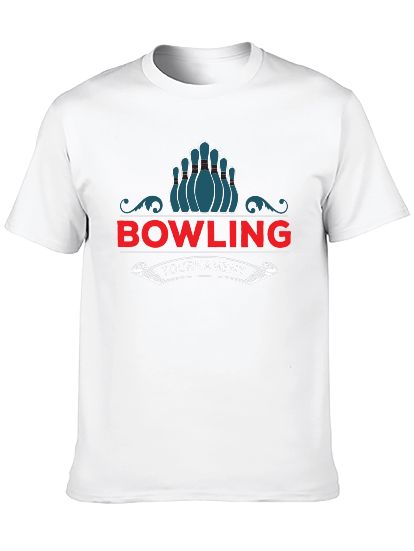 Bowling Tournament Graphic T-Shirt