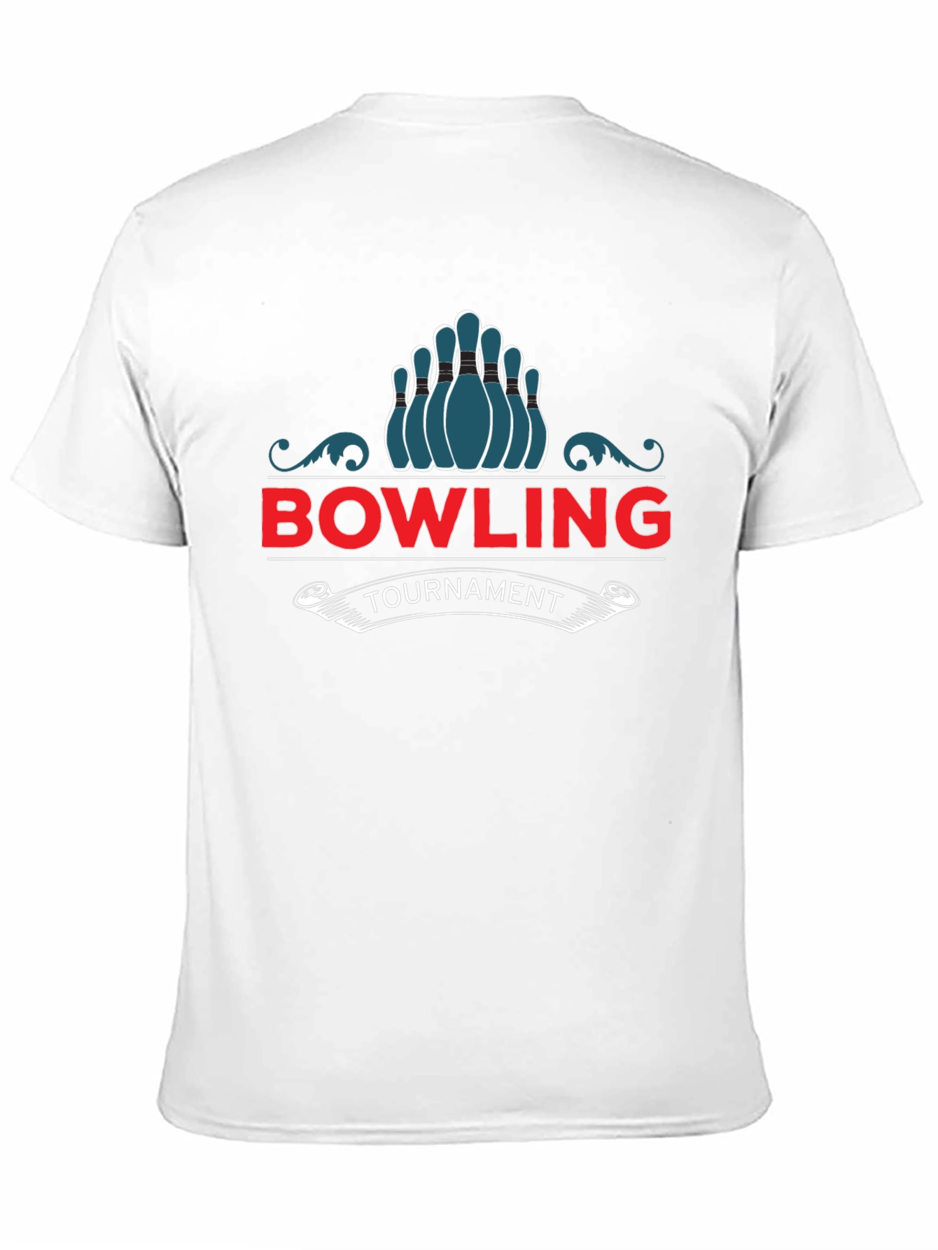 Bowling Tournament Graphic T-Shirt
