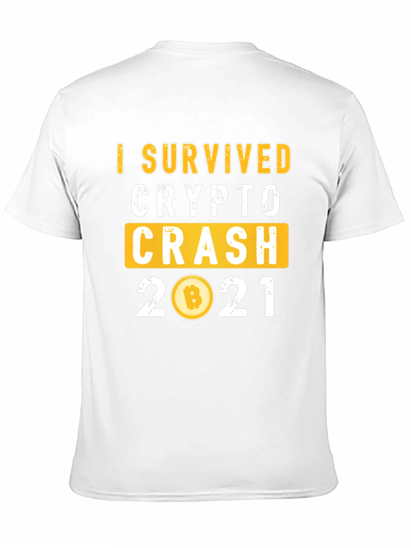 I Survived Crypto Crash 2021 Black T-Shirt