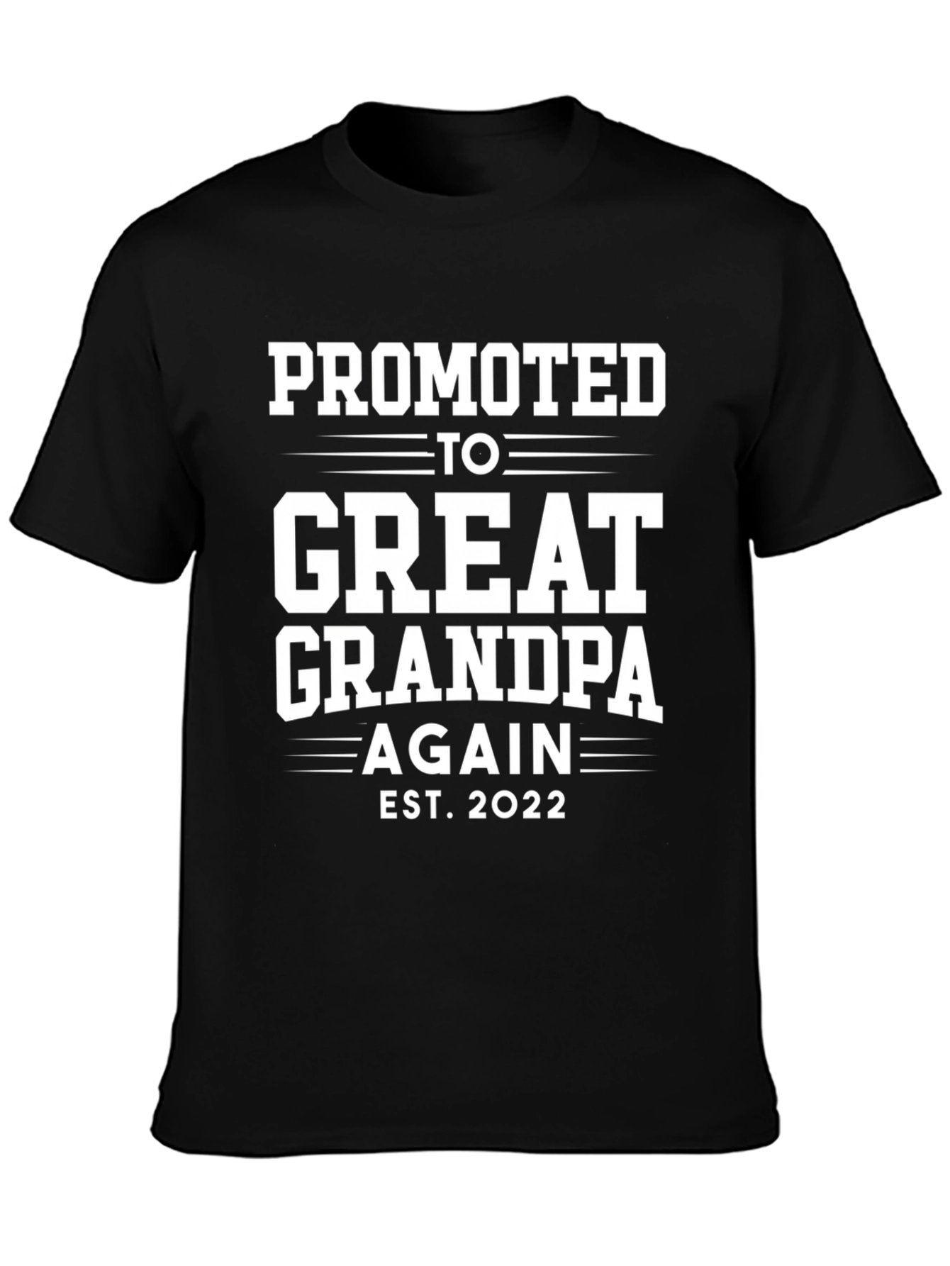 Promoted to Great Grandpa Again T-Shirt