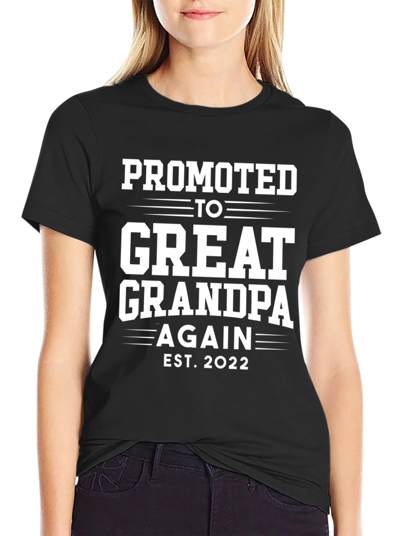 Promoted to Great Grandpa Again T-Shirt