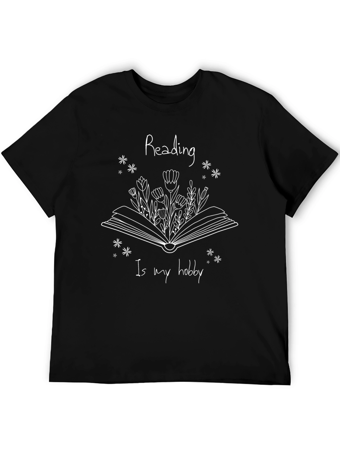 Reading is My Hobby Graphic T-Shirt