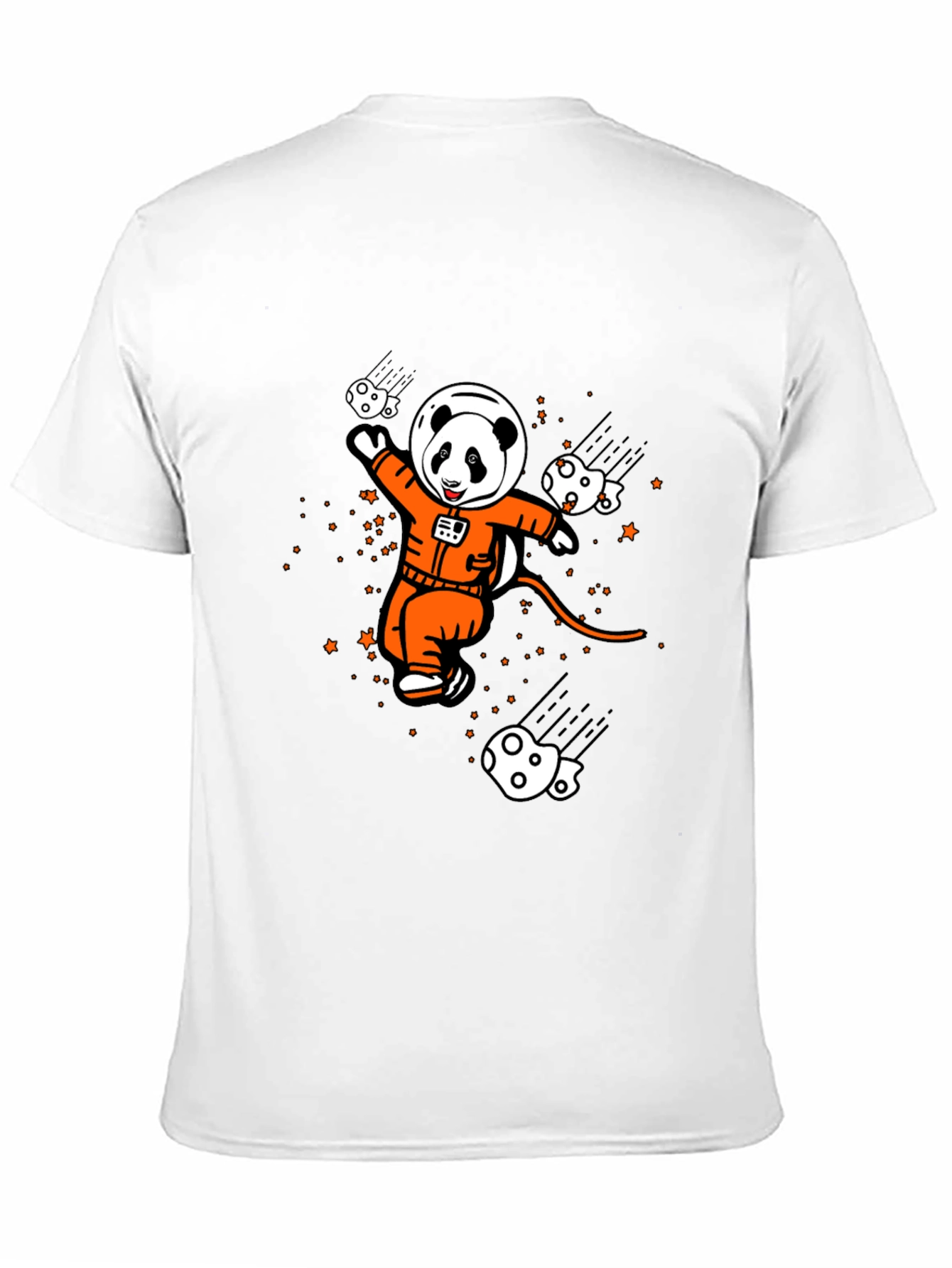 Panda Astronaut Graphic T-Shirt - Space Adventure Style