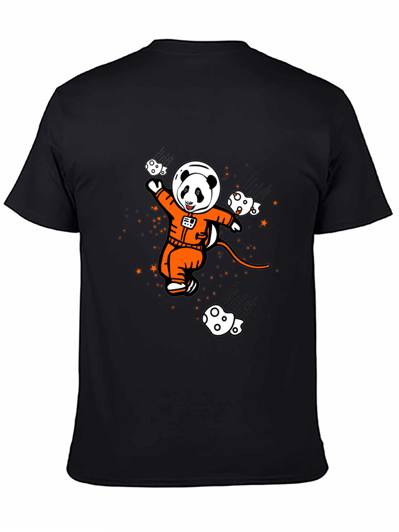 Panda Astronaut Graphic T-Shirt - Space Adventure Style