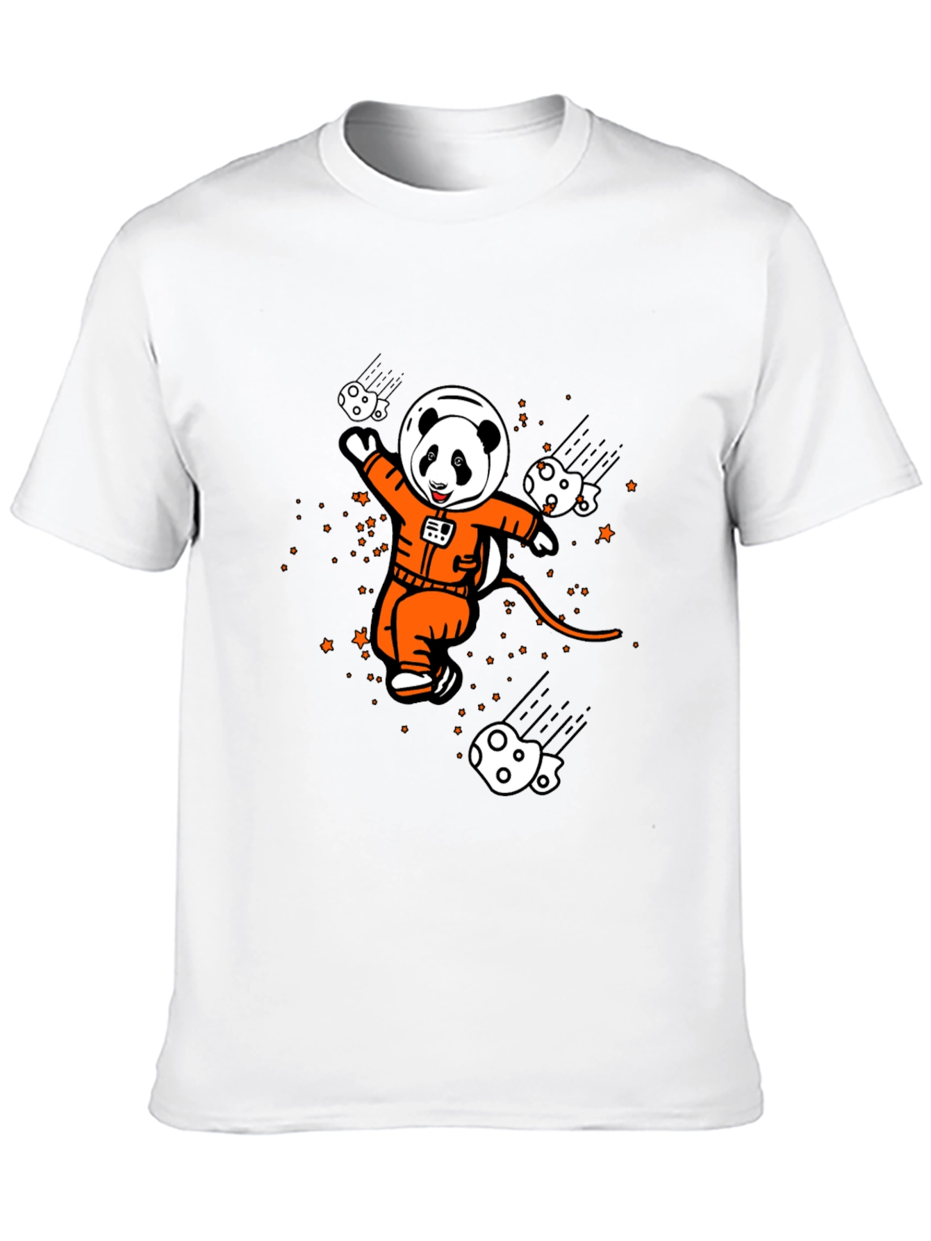 Panda Astronaut Graphic T-Shirt - Space Adventure Style