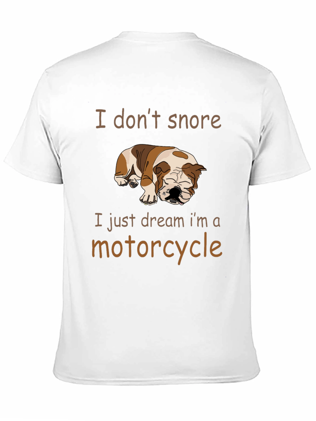 Funny Dog Motorcycle Dream T-Shirt