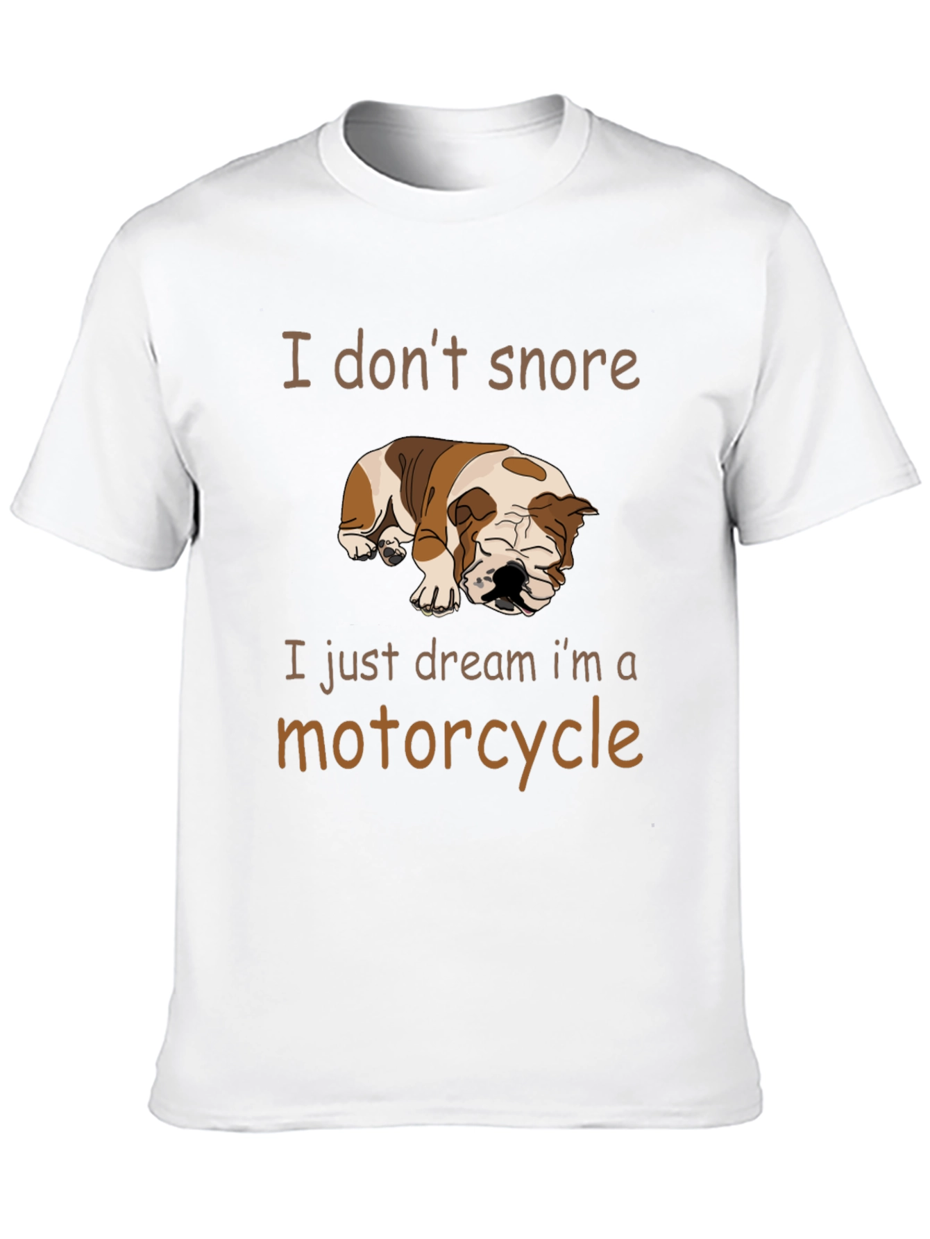 Funny Dog Motorcycle Dream T-Shirt