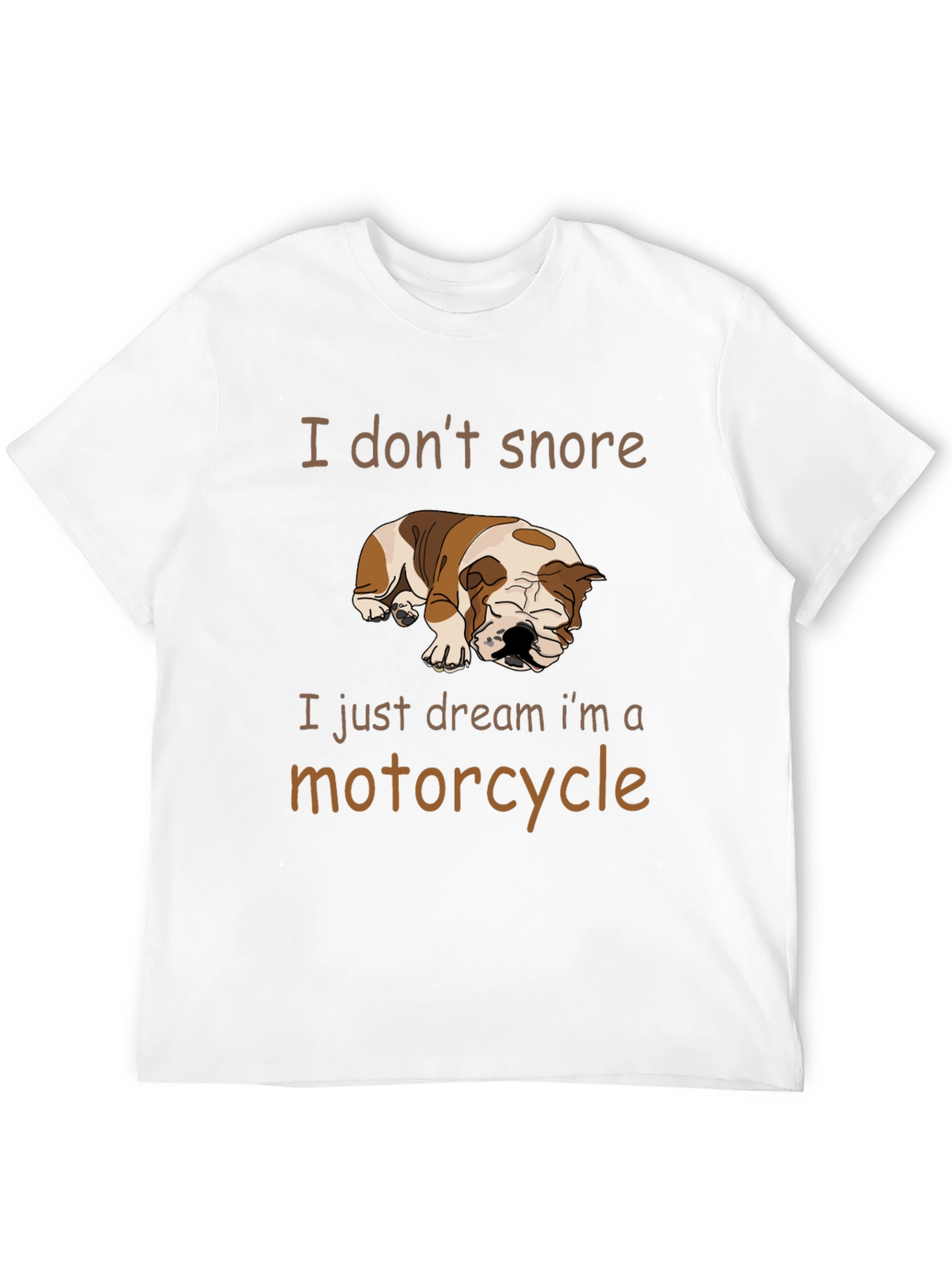 Funny Dog Motorcycle Dream T-Shirt