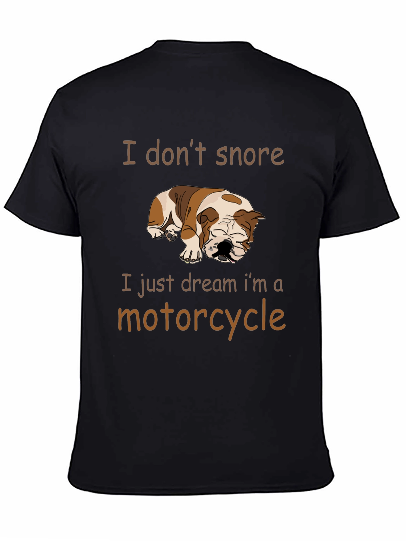 Funny Dog Motorcycle Dream T-Shirt