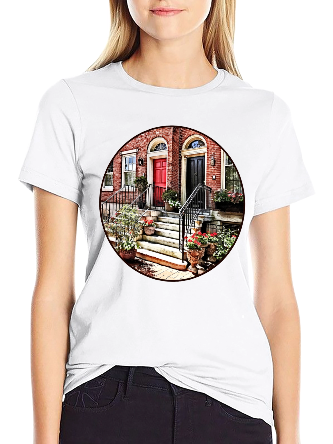 Architectural Townhouse Graphic Tee