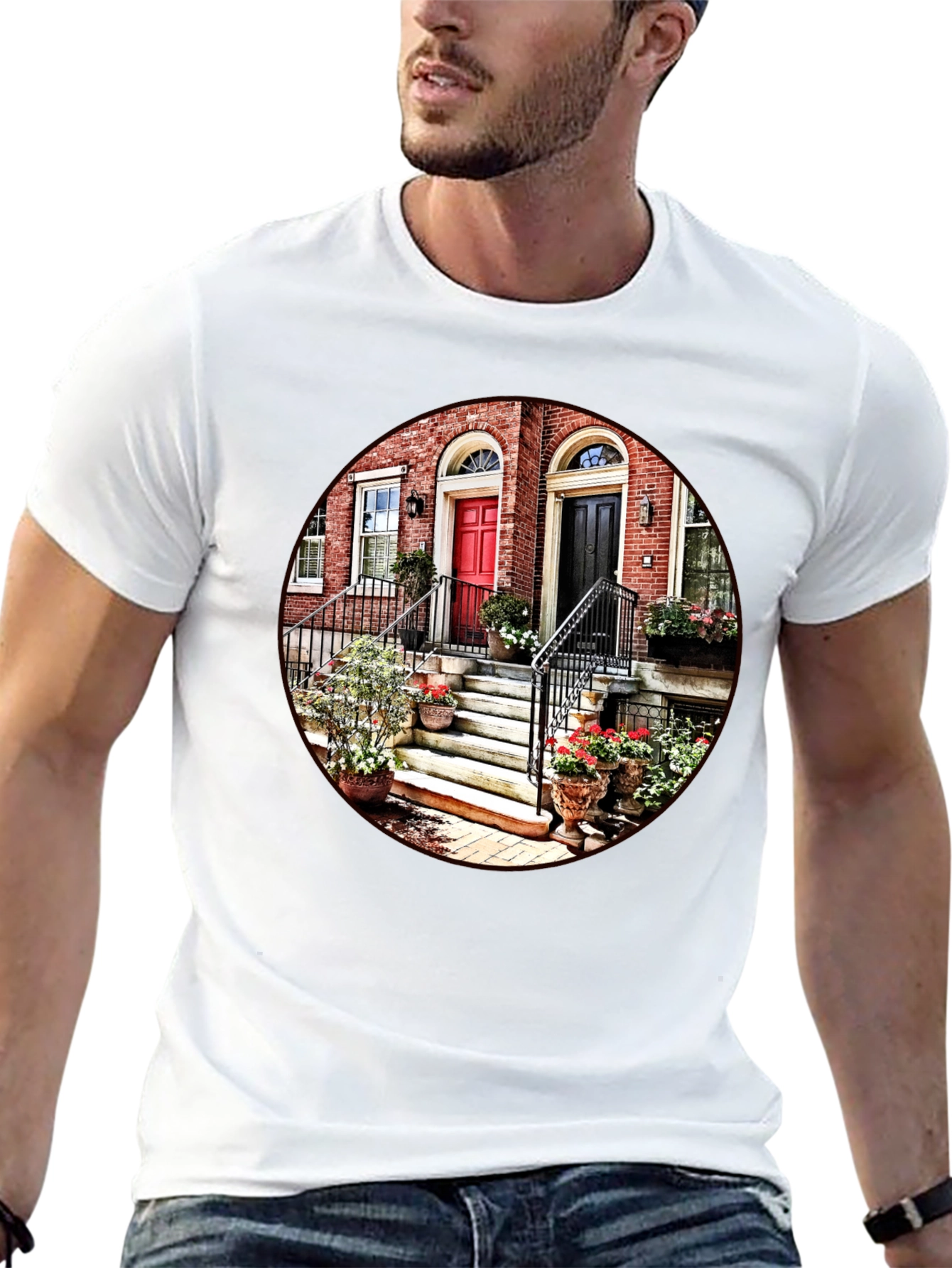 Architectural Townhouse Graphic Tee