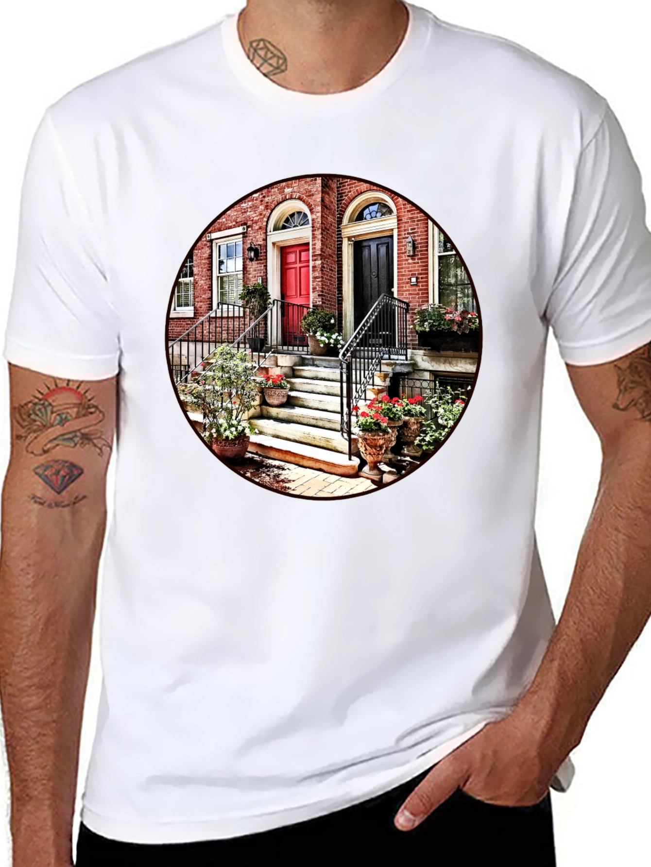 Architectural Townhouse Graphic Tee