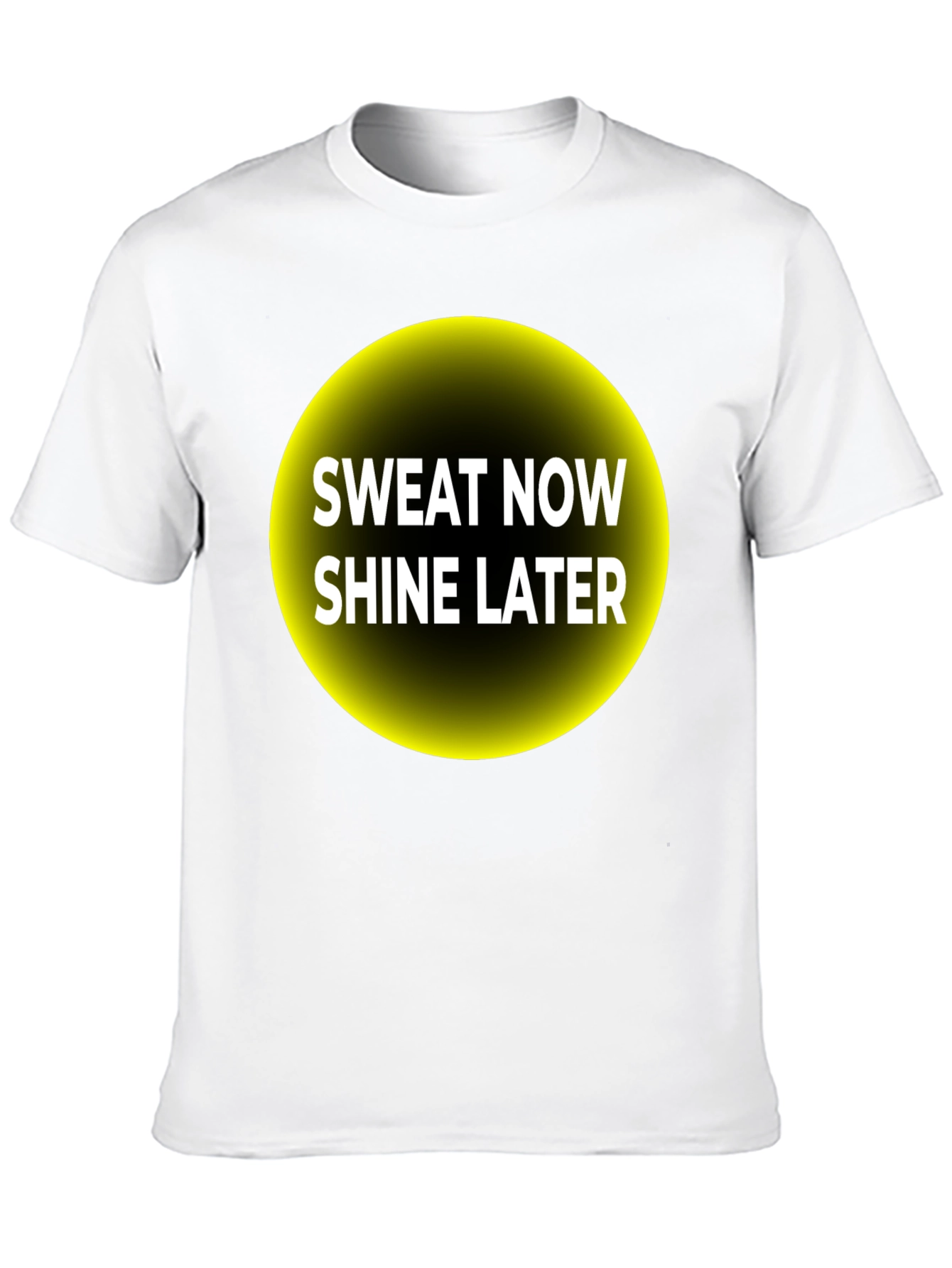 Sweat Now Shine Later Graphic Tee - Black T-Shirt