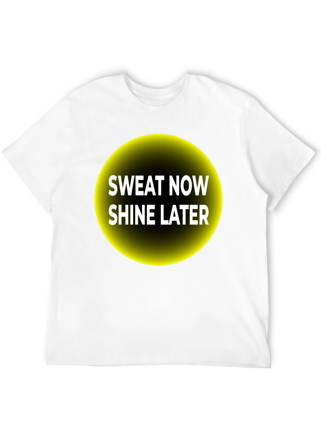 Sweat Now Shine Later Graphic Tee - Black T-Shirt