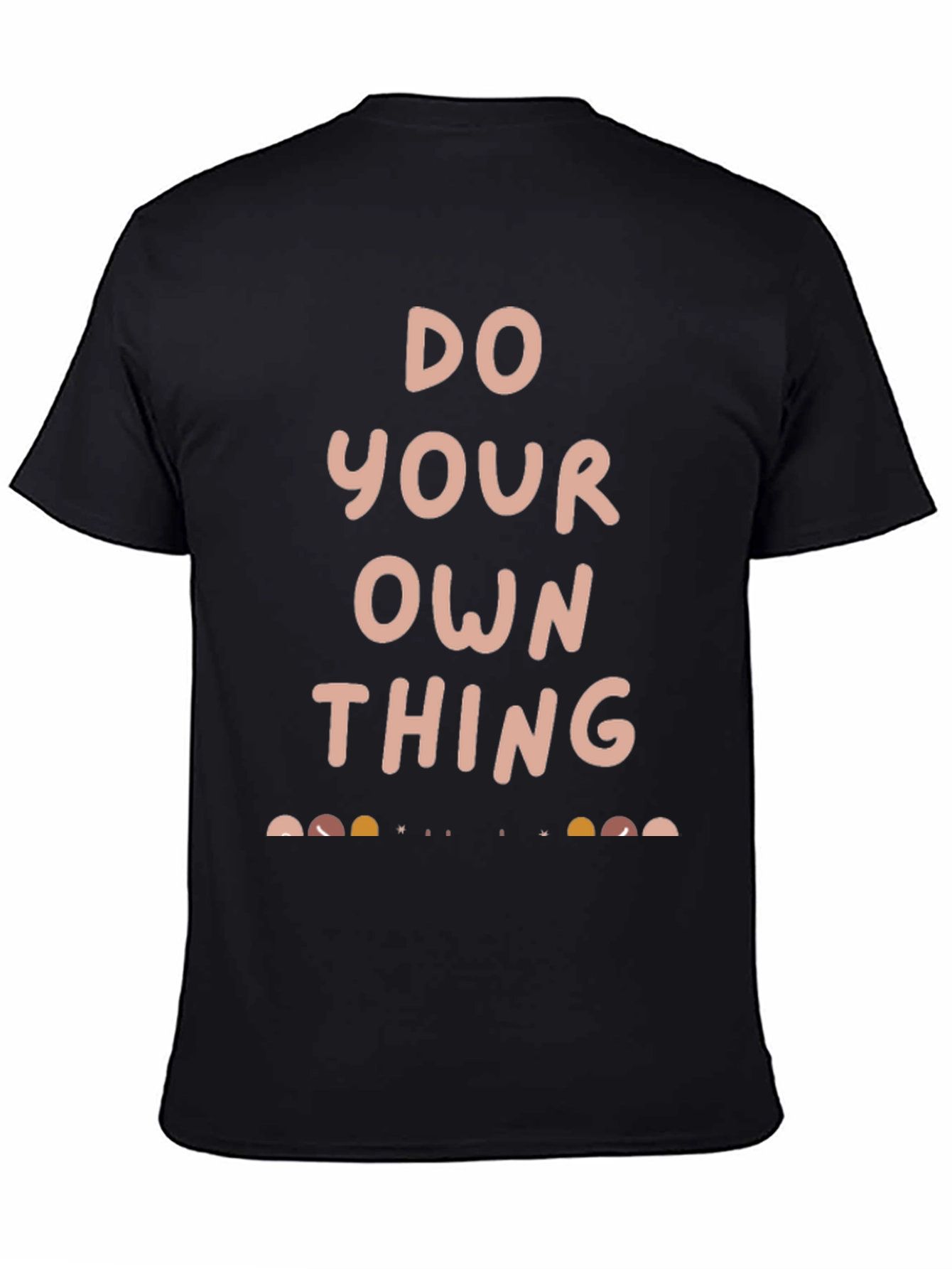 Do Your Own Thing Black Graphic Tee