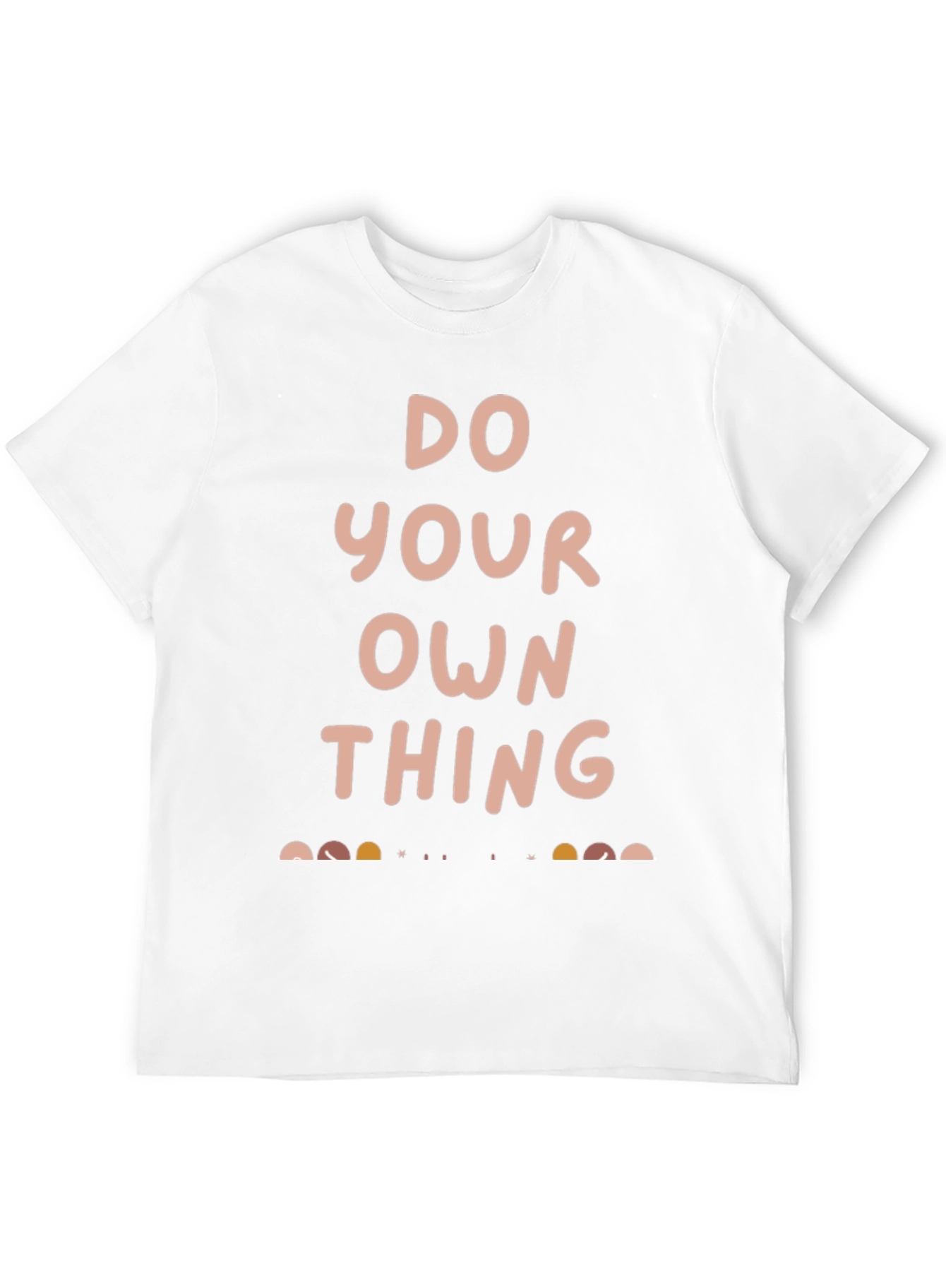 Do Your Own Thing Black Graphic Tee