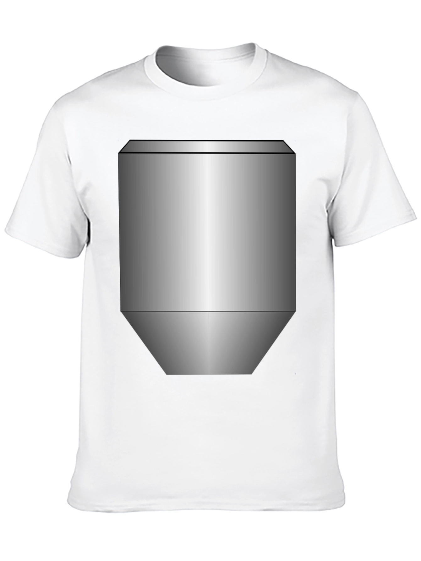 Modern Metallic Block Graphic Tee