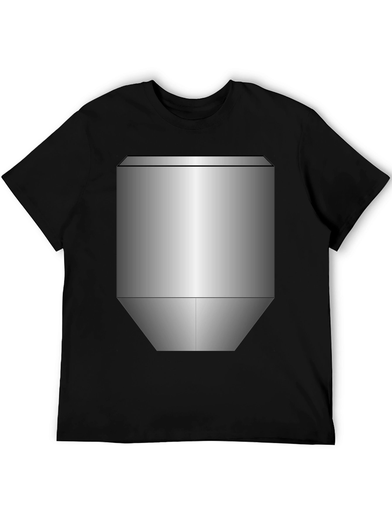 Modern Metallic Block Graphic Tee