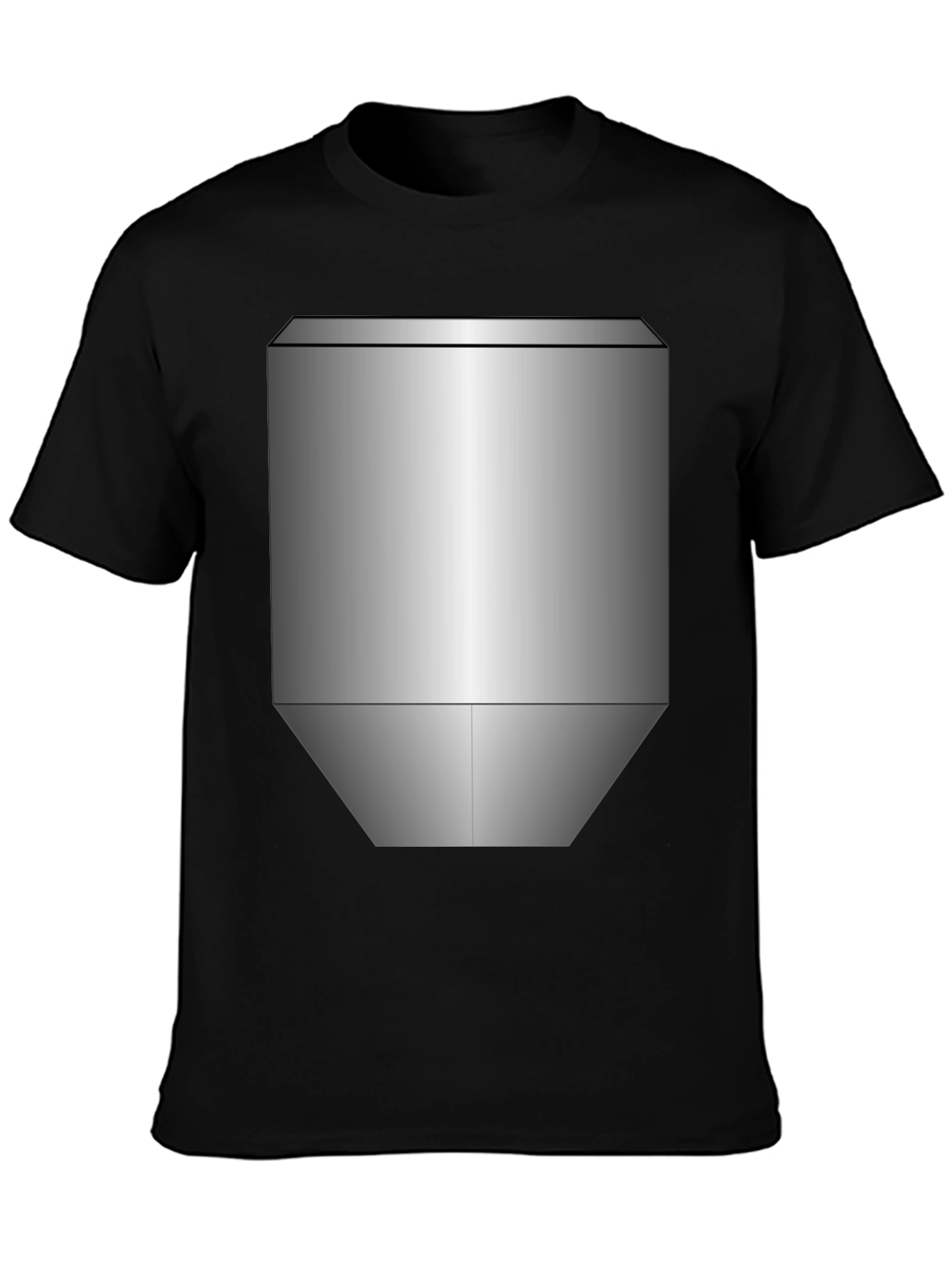 Modern Metallic Block Graphic Tee