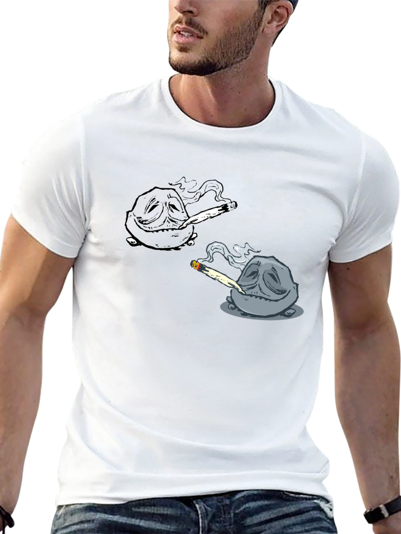 Chill Stone T-Shirt - Smoke Buddies Graphic Tee