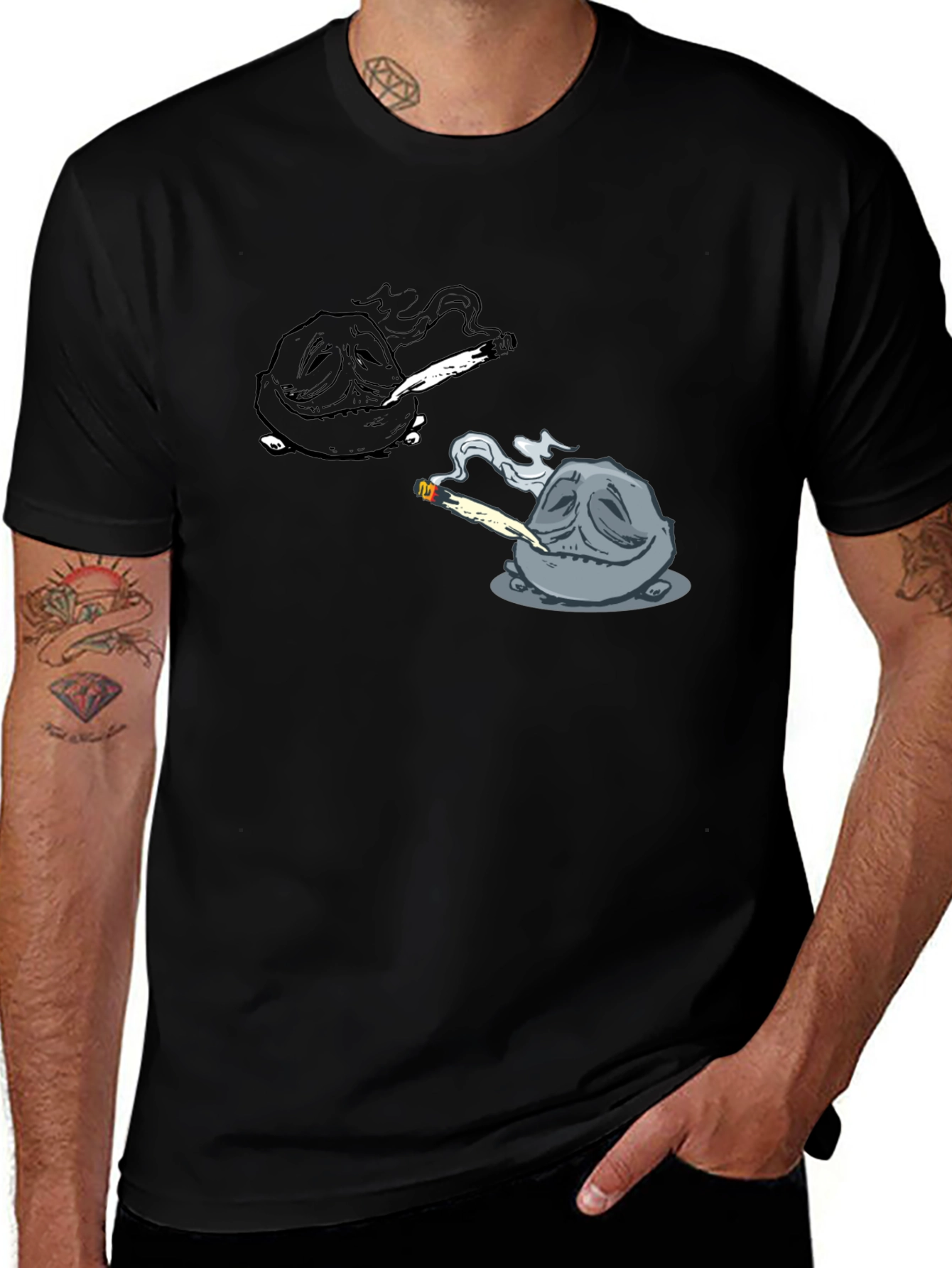 Chill Stone T-Shirt - Smoke Buddies Graphic Tee