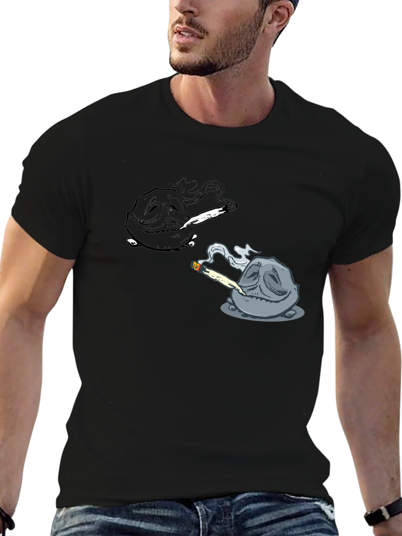 Chill Stone T-Shirt - Smoke Buddies Graphic Tee