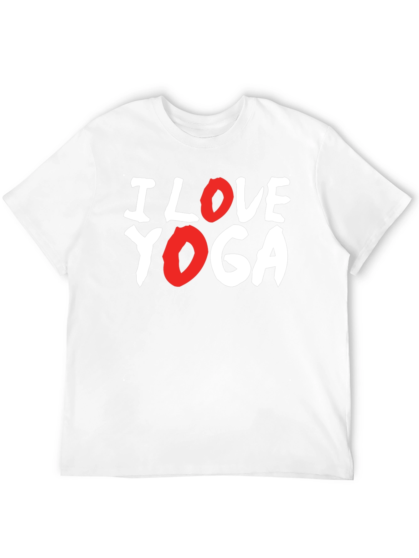 I Love Yoga T-Shirt - Black Cotton Tee
