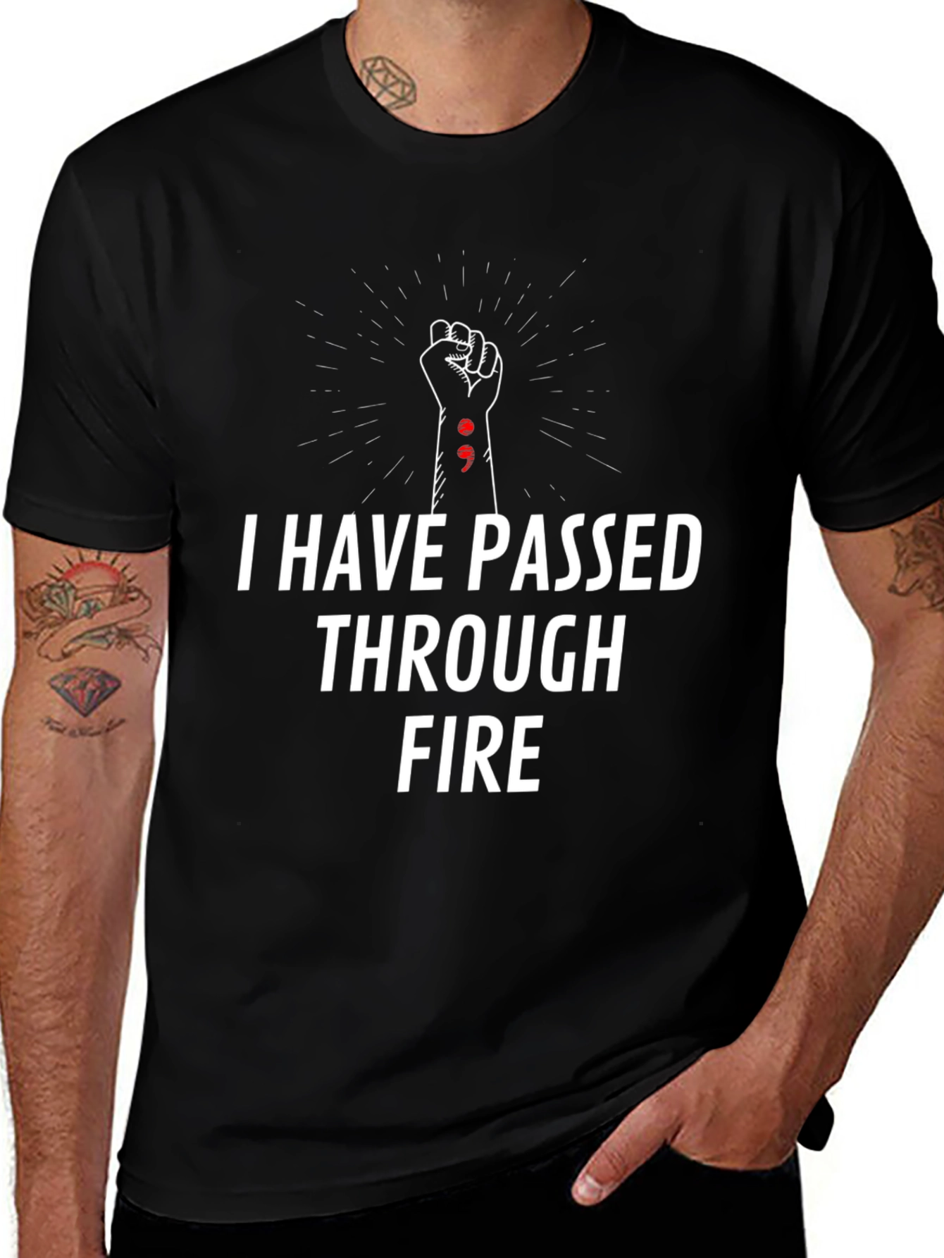 I Have Passed Through Fire T-Shirt: Strength & Resilience