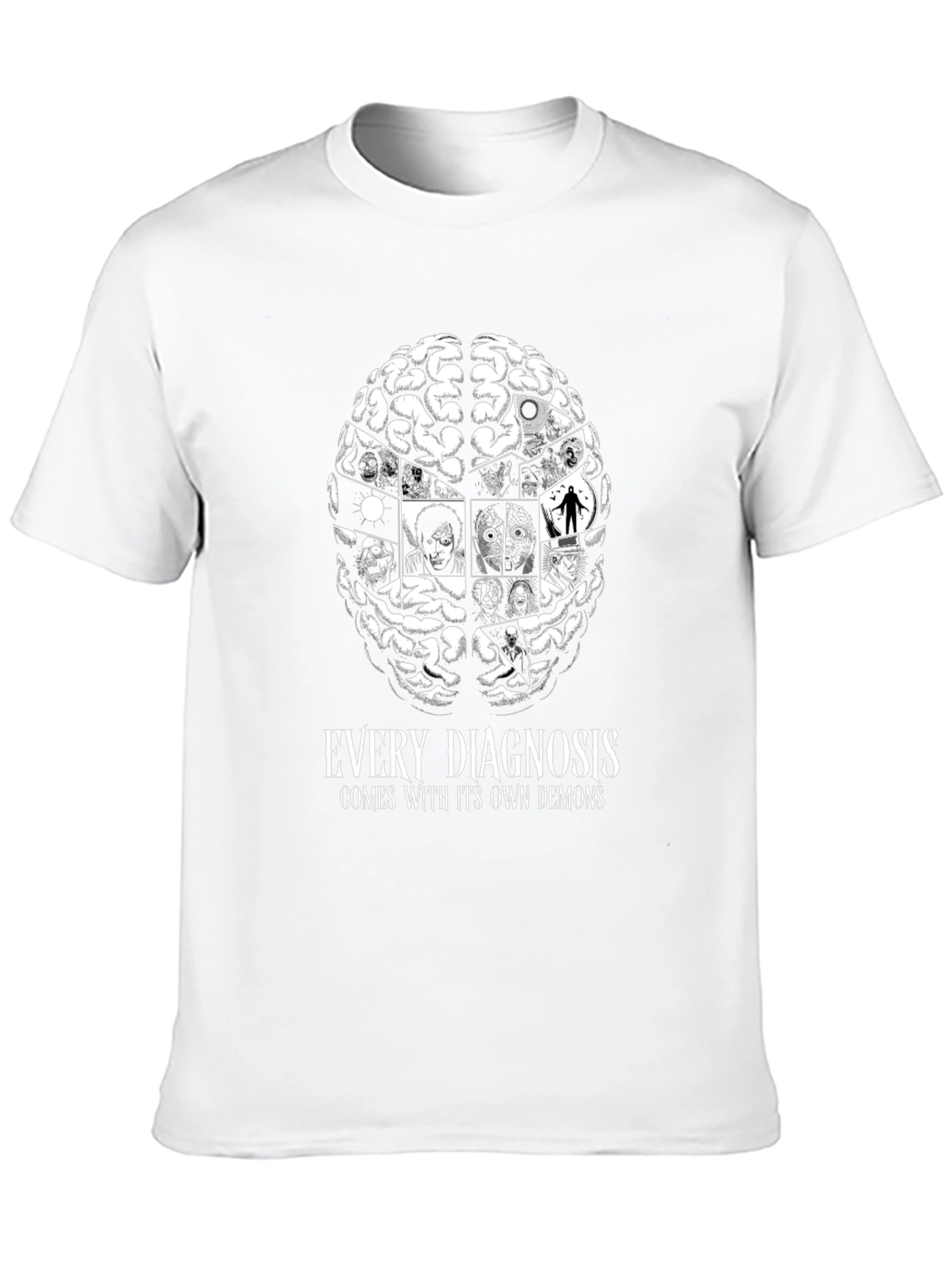 Brain Demons Graphic Tee - Every Diagnosis