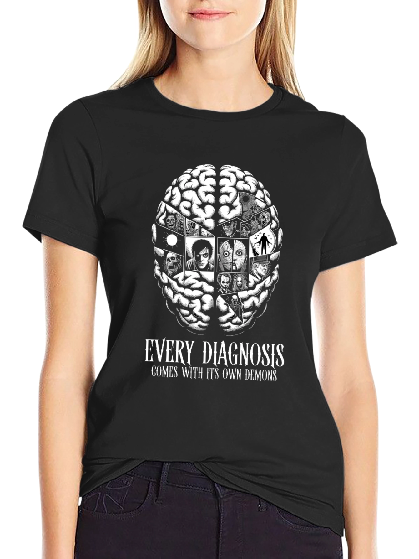 Brain Demons Graphic Tee - Every Diagnosis