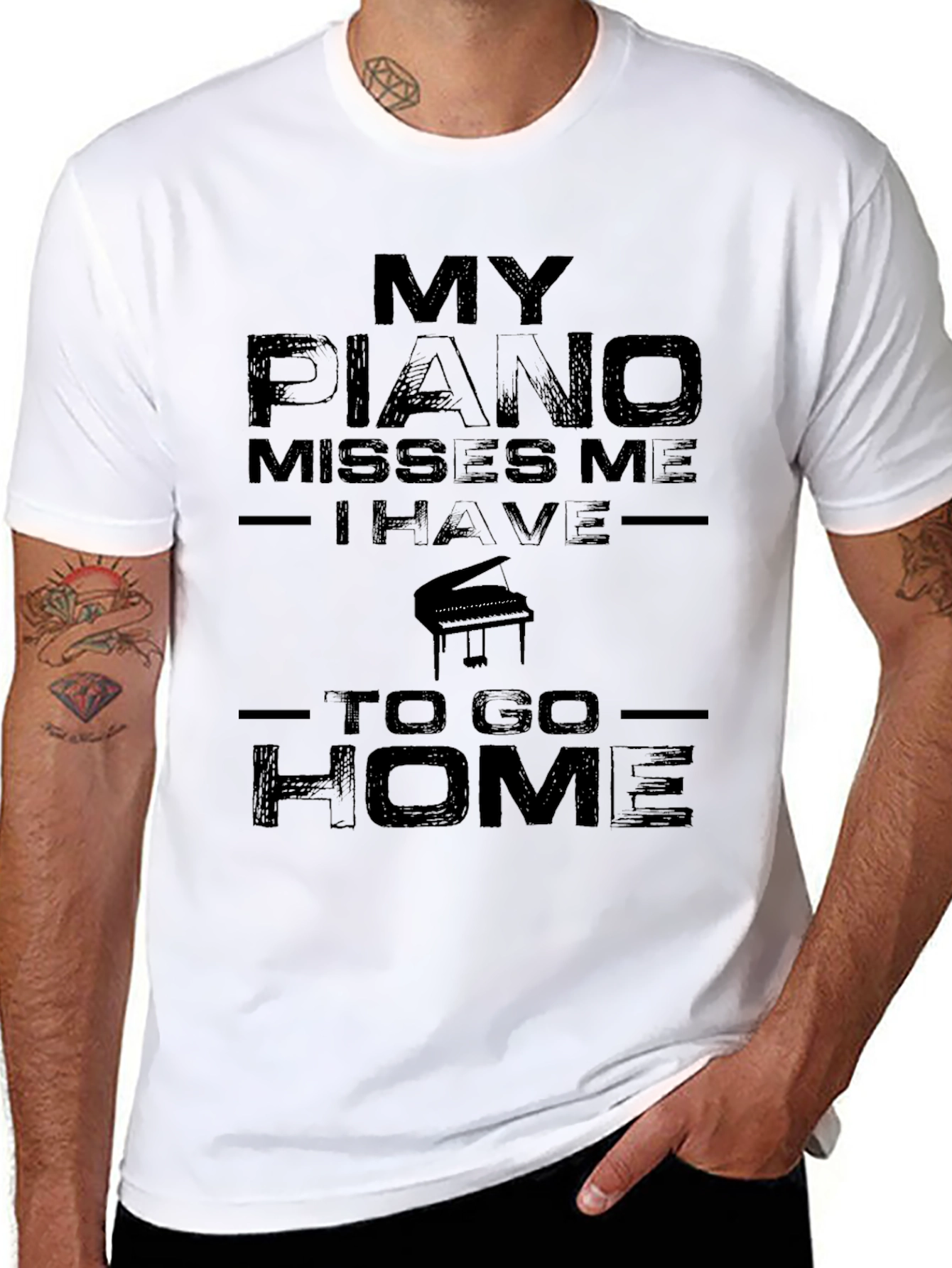 My Piano Misses Me T-Shirt