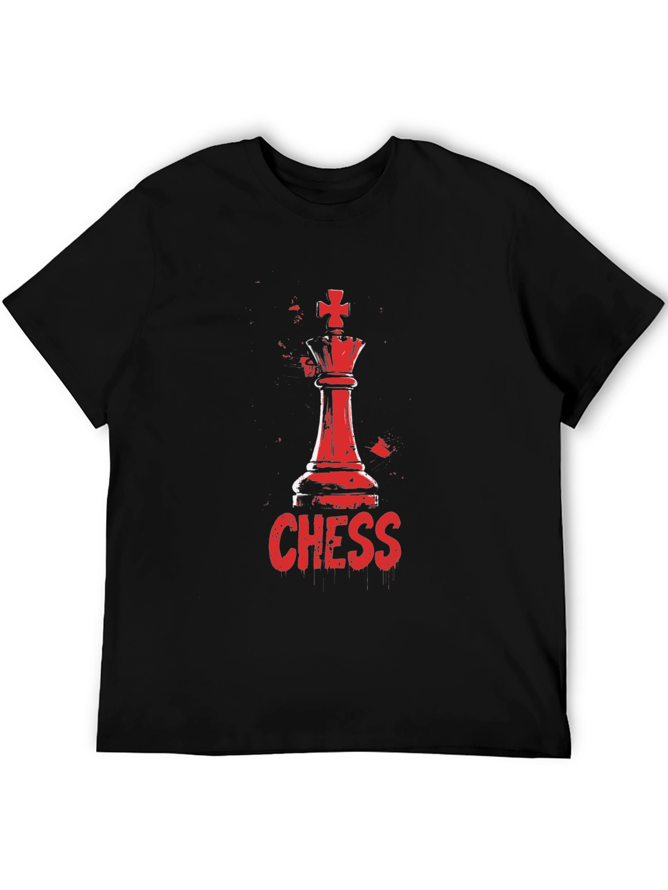 Chess King Graphic Tee - Black T-Shirt