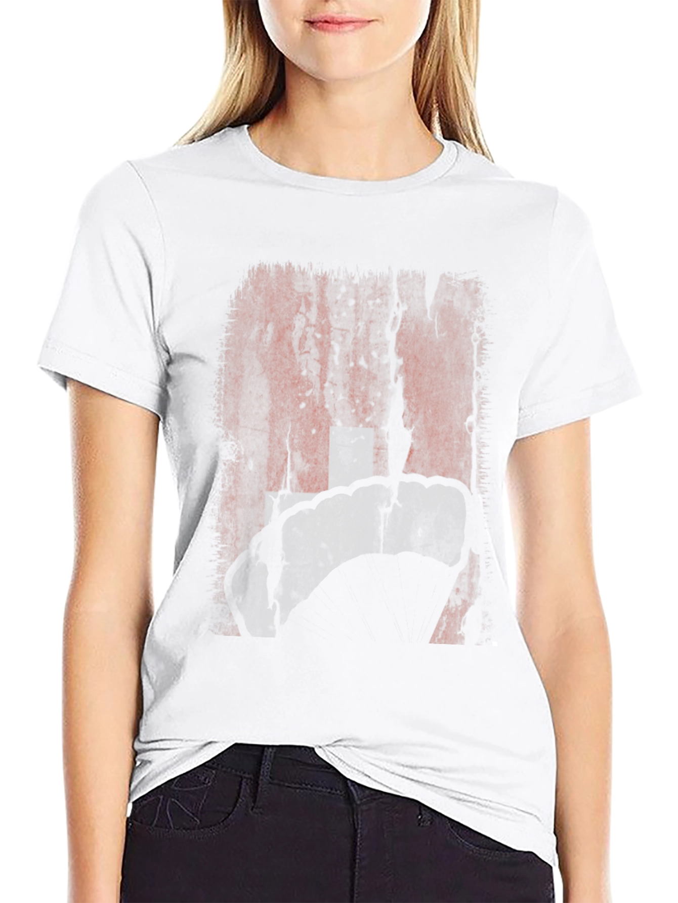 Distressed Texas Map Graphic T-Shirt