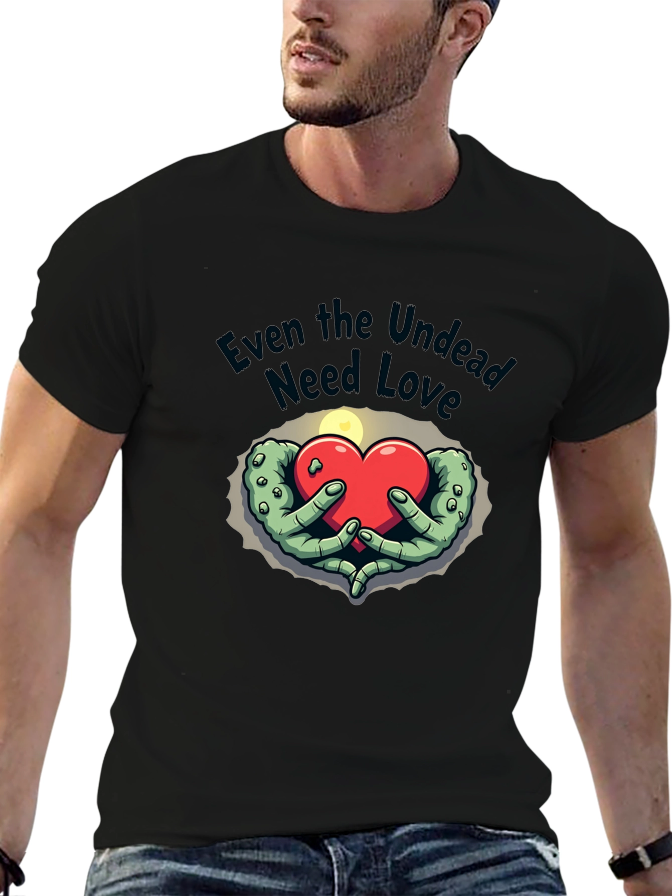 Undead Love Graphic Tee - Zombie Heart T-Shirt