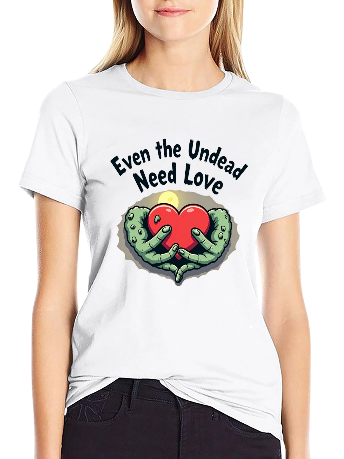Undead Love Graphic Tee - Zombie Heart T-Shirt