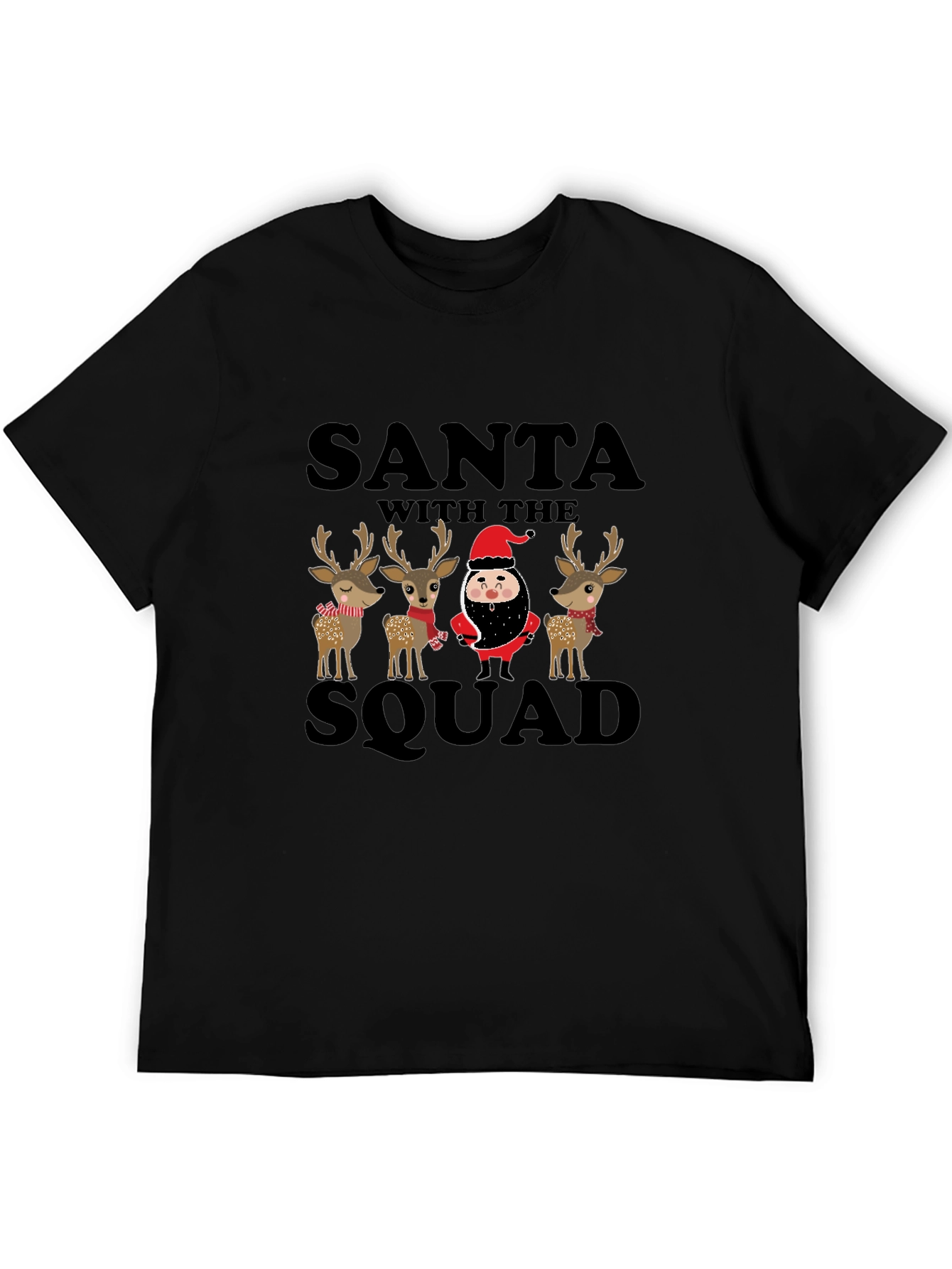 Santa with the Squad Christmas T-Shirt