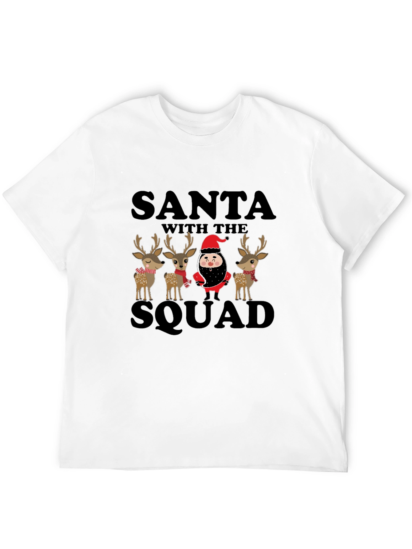 Santa with the Squad Christmas T-Shirt