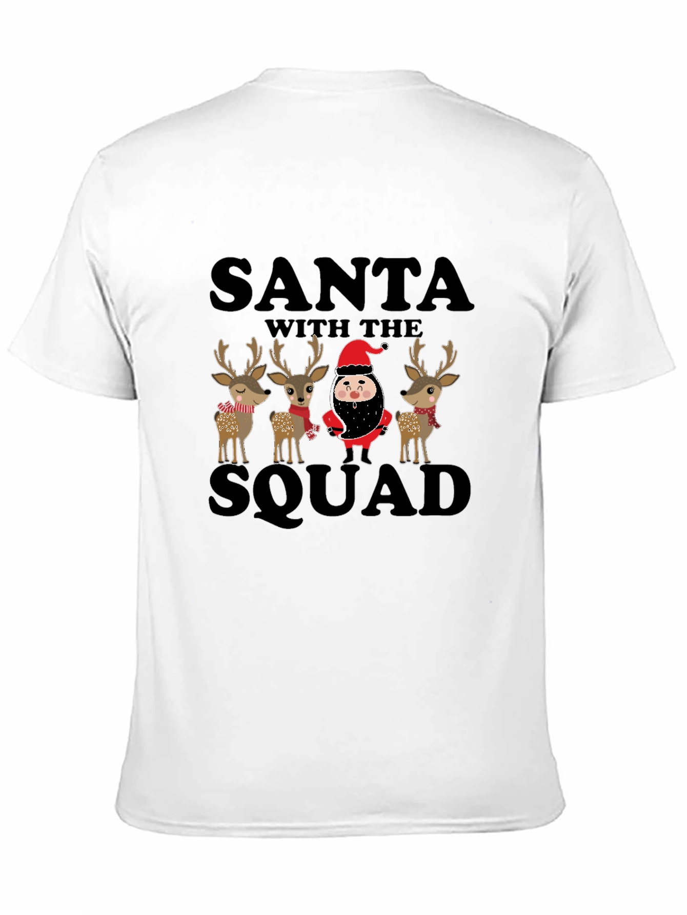 Santa with the Squad Christmas T-Shirt