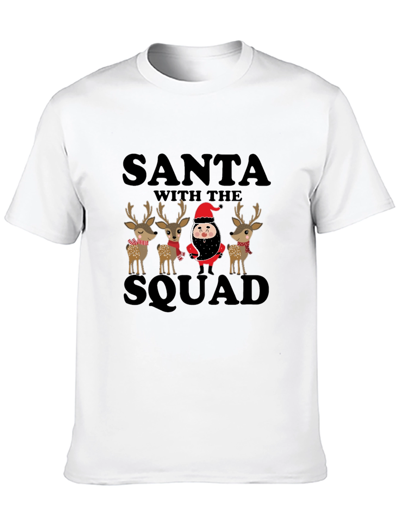 Santa with the Squad Christmas T-Shirt
