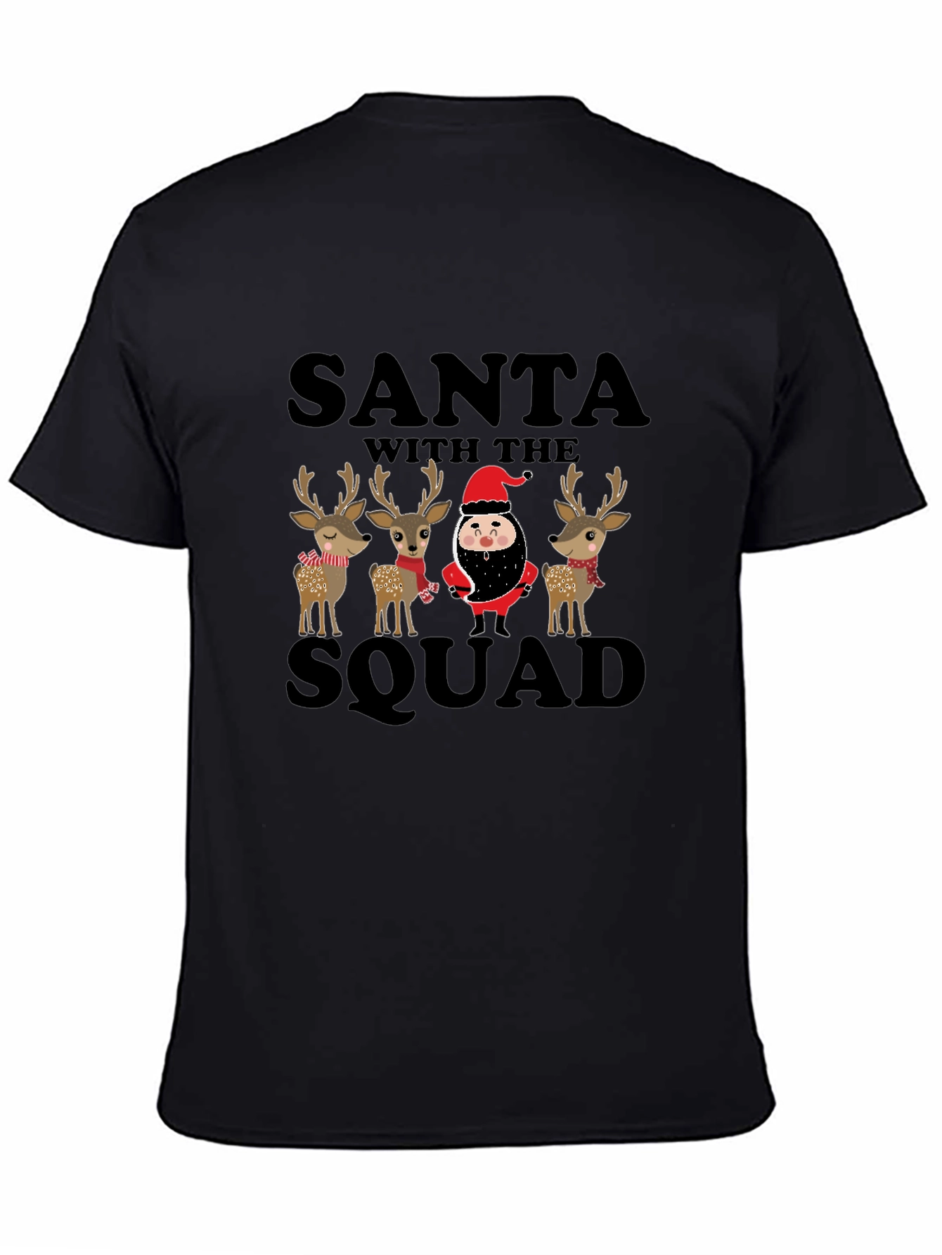 Santa with the Squad Christmas T-Shirt