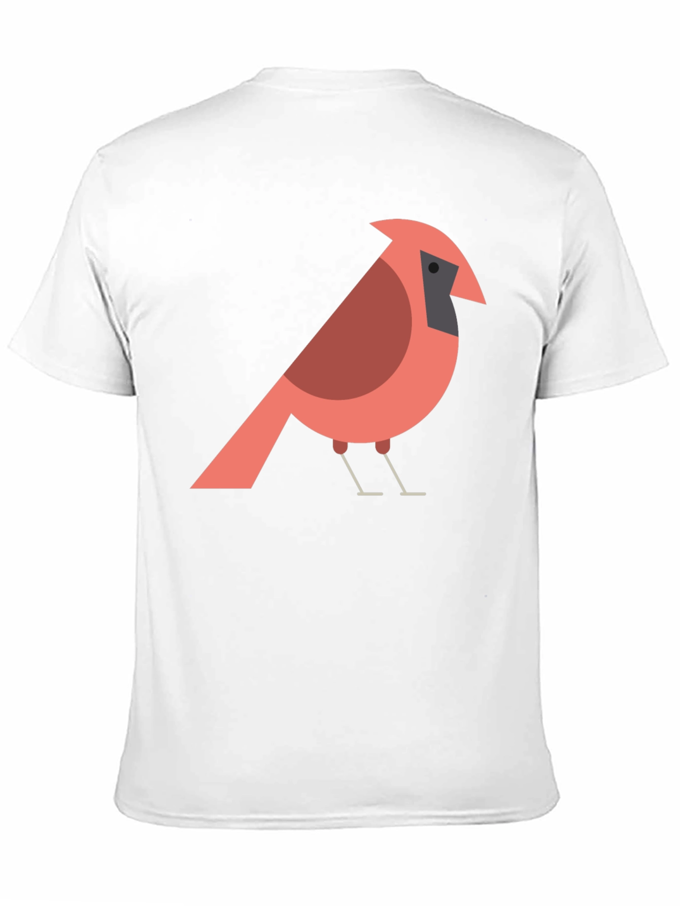 Cardinal Bird Graphic T-Shirt - Casual Cotton Tee