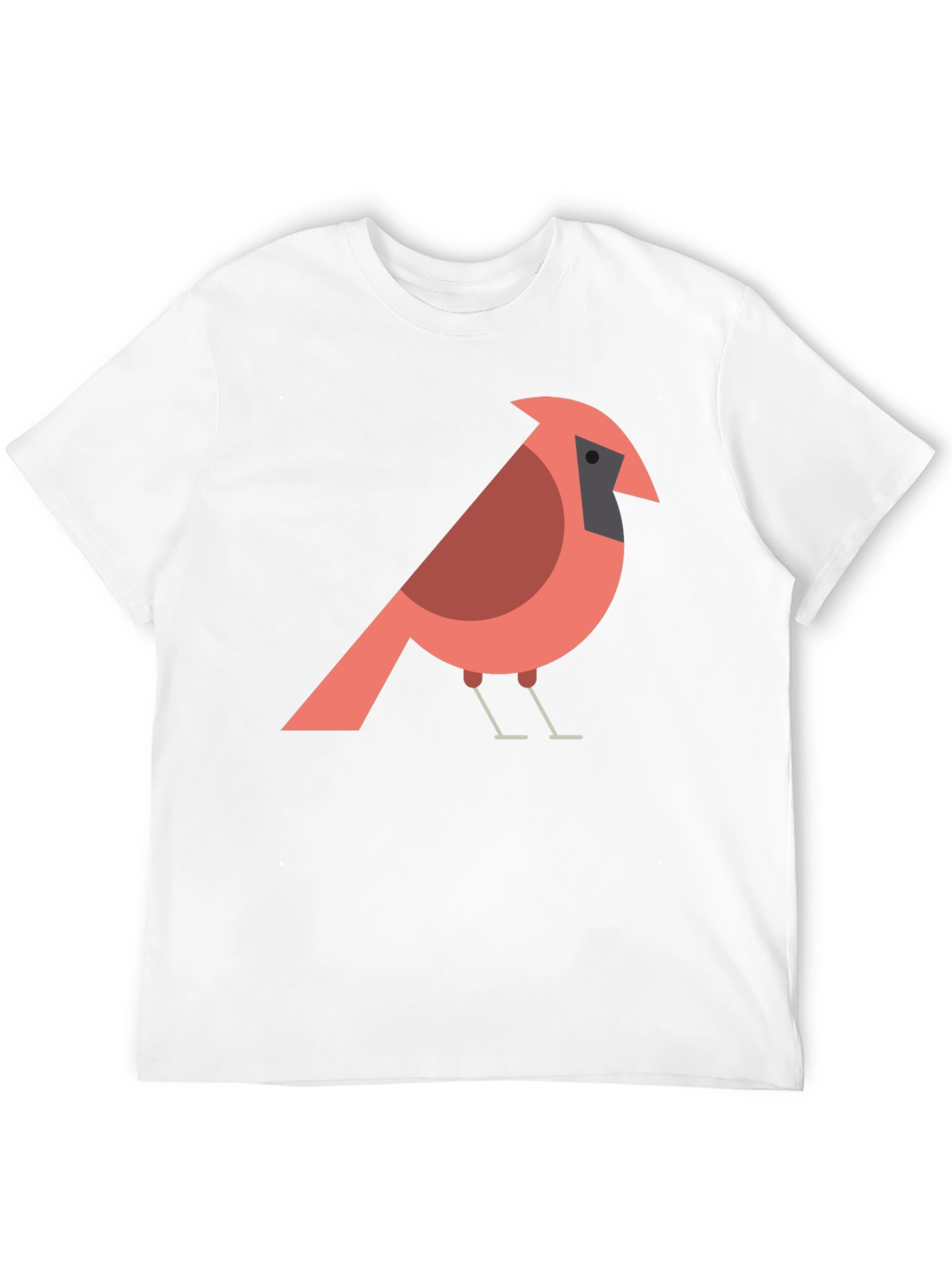 Cardinal Bird Graphic T-Shirt - Casual Cotton Tee