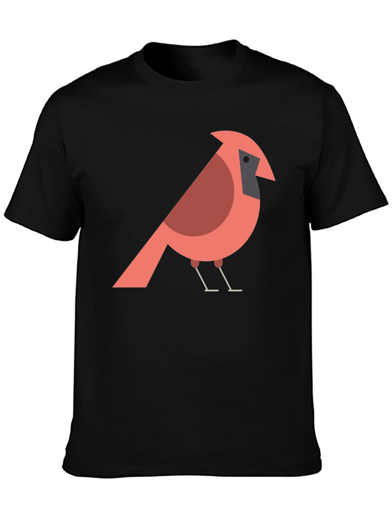 Cardinal Bird Graphic T-Shirt - Casual Cotton Tee