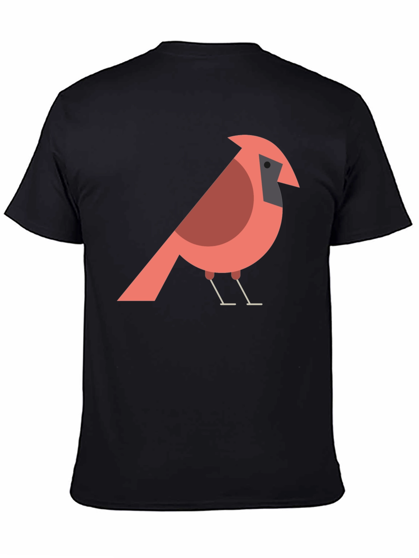 Cardinal Bird Graphic T-Shirt - Casual Cotton Tee
